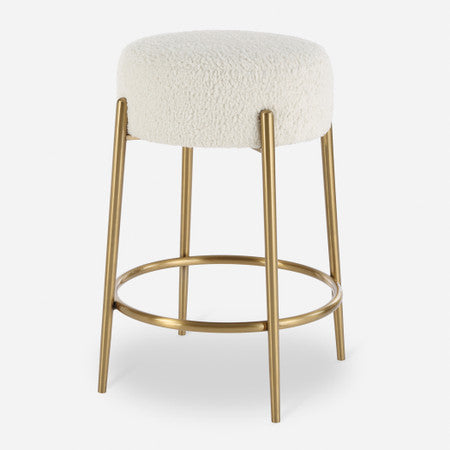 Arles Brass Counter Stool