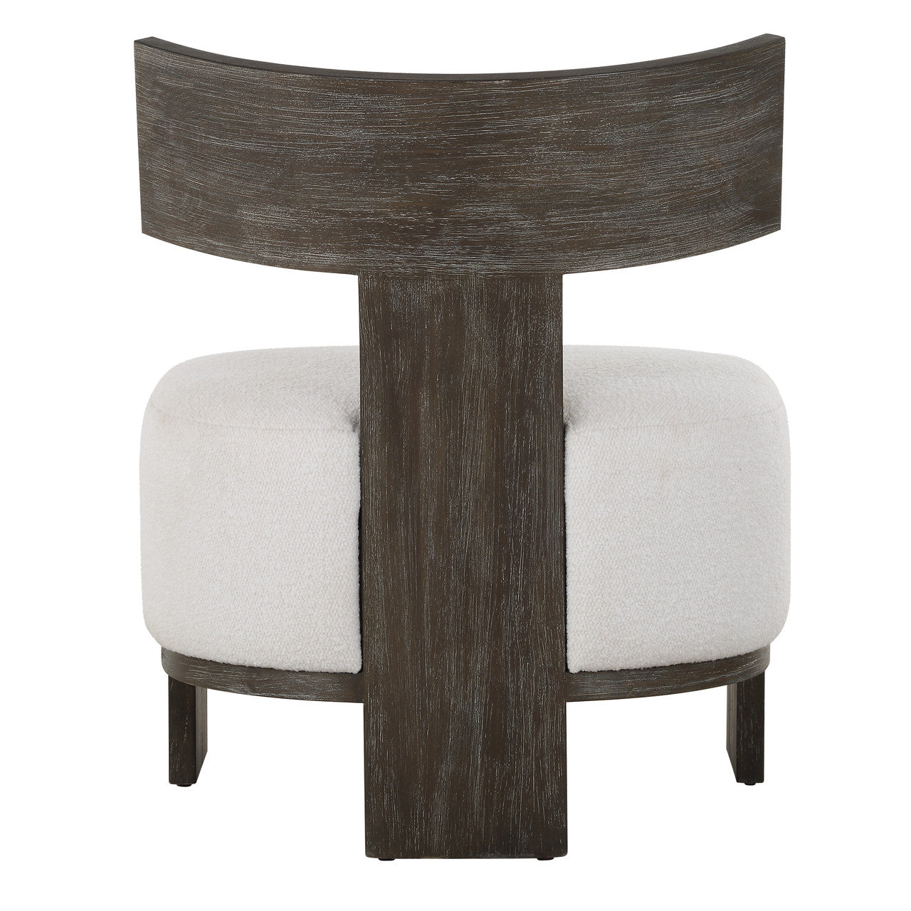 Uttermost Finlay Dark Walnut Accent Chair