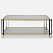 Uttermost Kentmore Glass Coffee Table