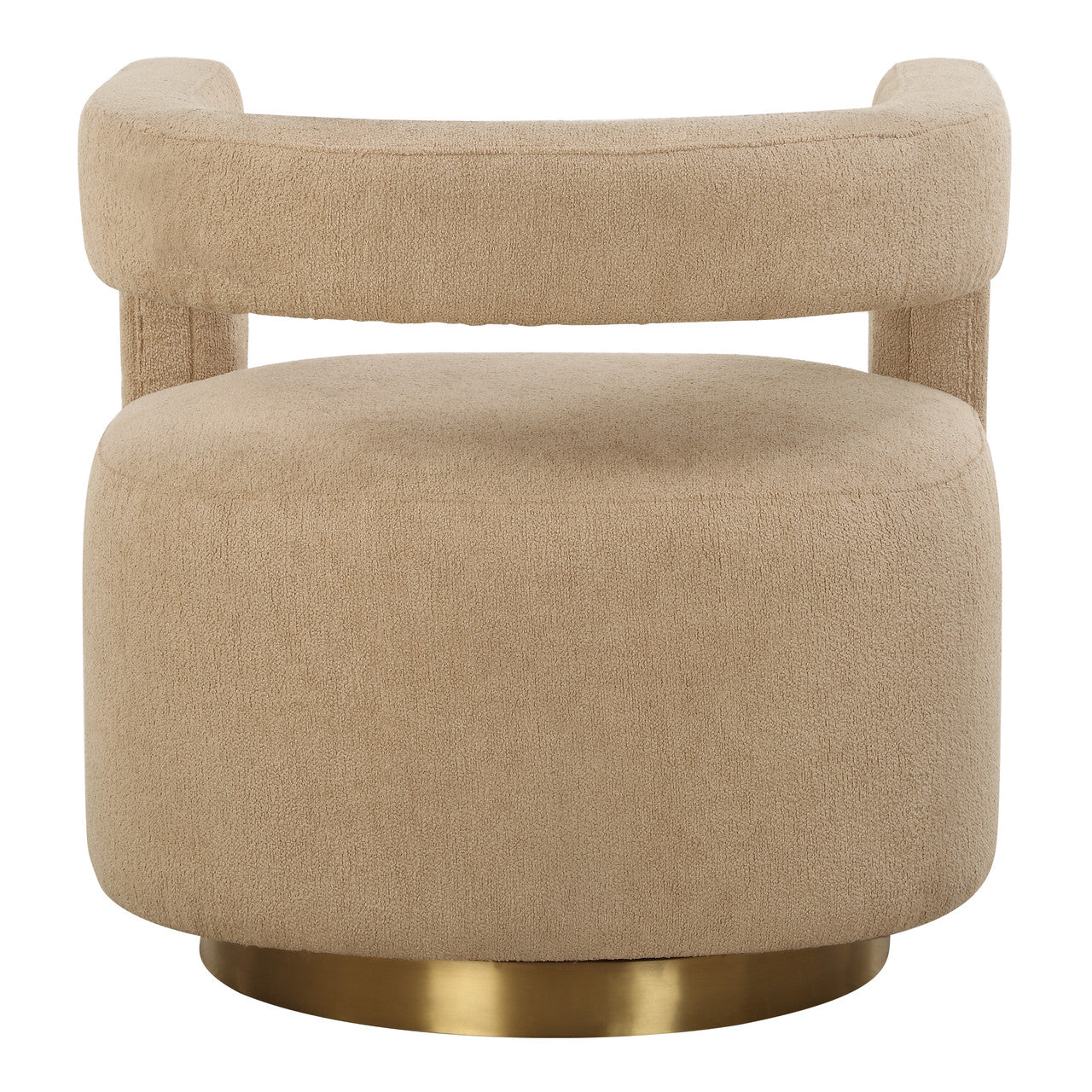 Uttermost Grounded Modern Swivel Chair