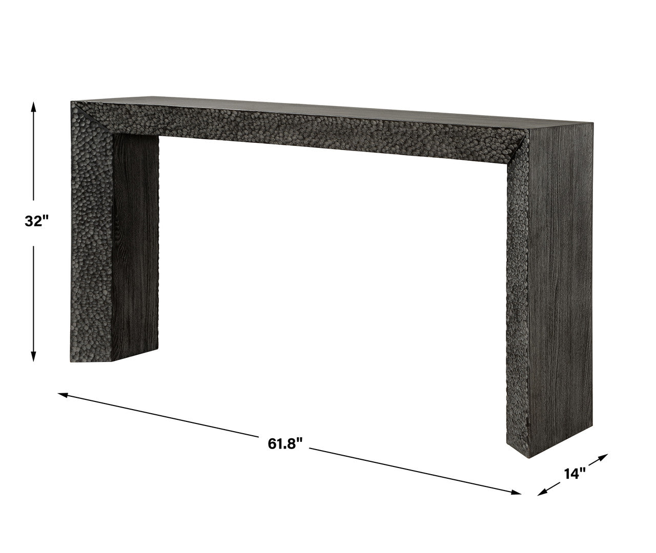 Uttermost Thoreau Ebony Console Table