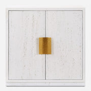 Uttermost Emma 2 Door White Cabinet