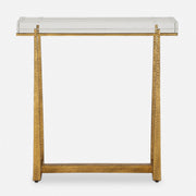 Uttermost Midas Thick Crystal Accent Table