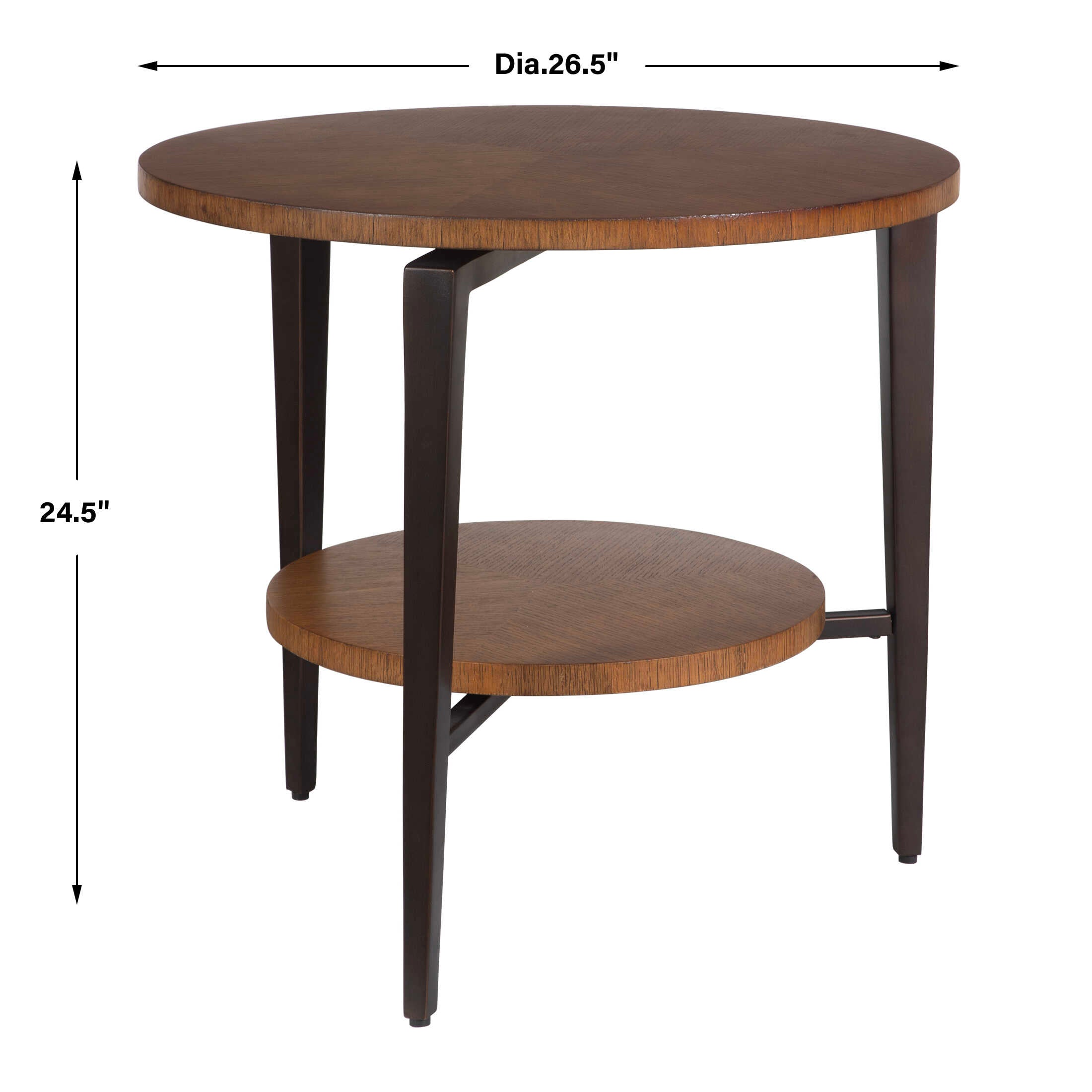 Uttermost Loddon Oak Side Table