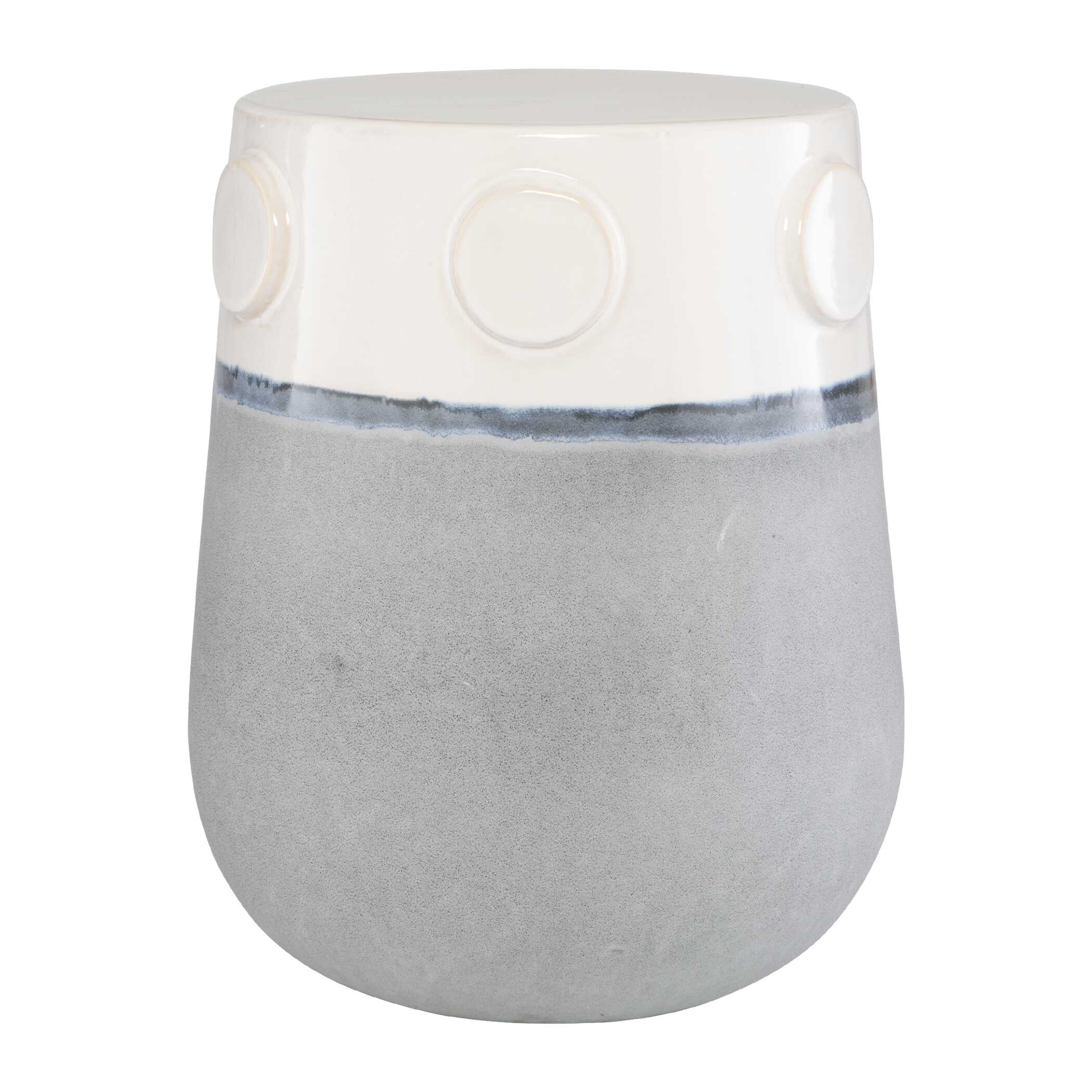Uttermost Mulvane Ceramic Garden Stool