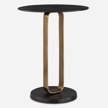 Aperture Brass Accent Table