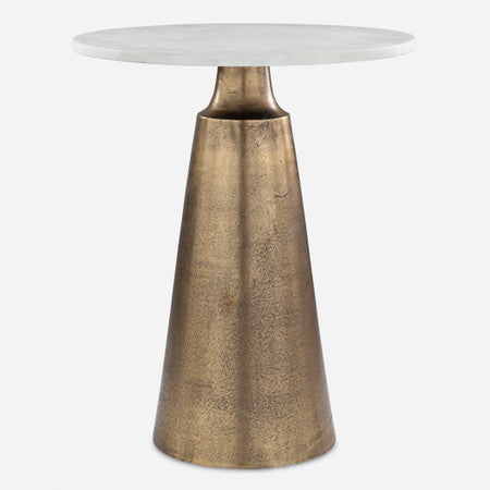 Midsummer Antique Brass Accent Table