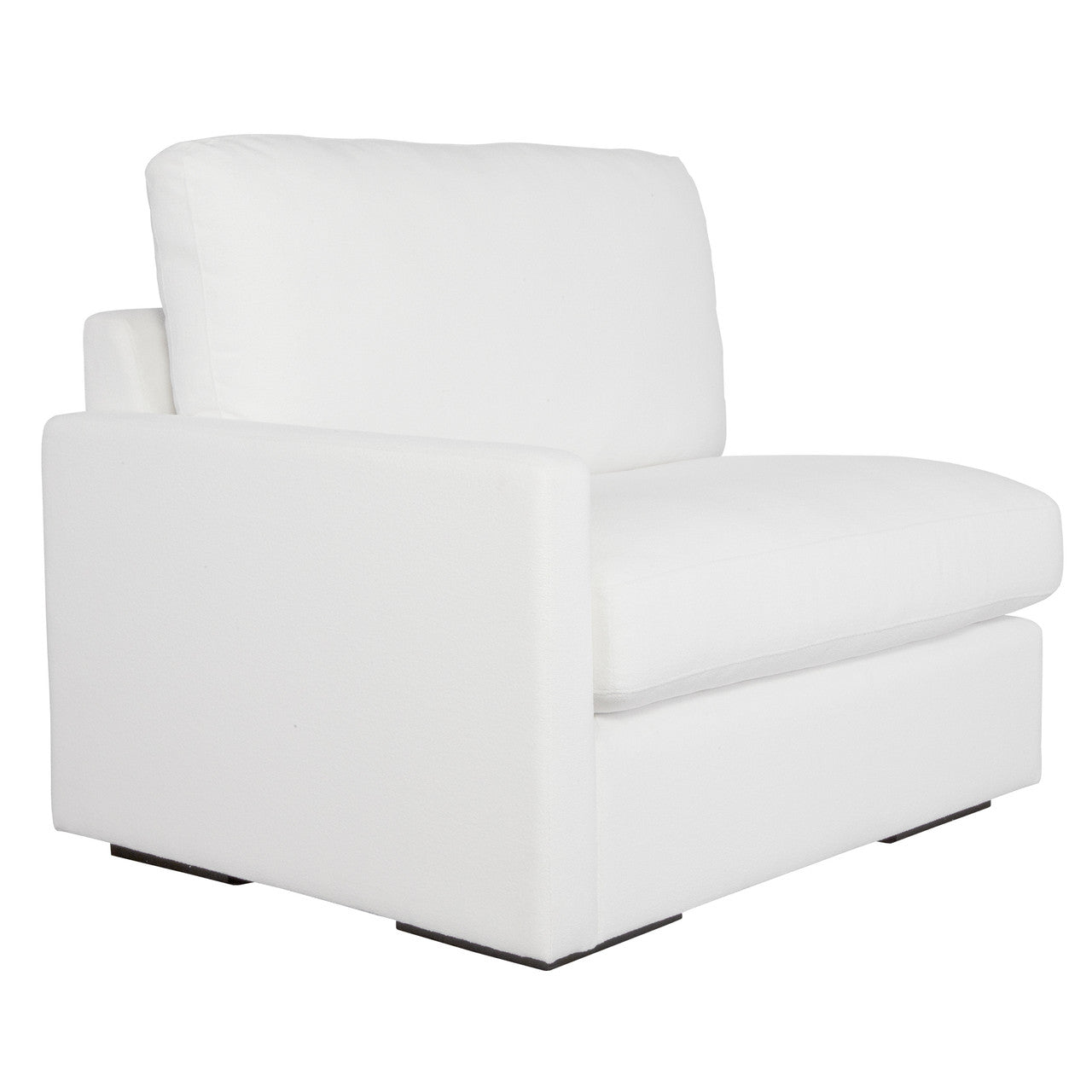 Uttermost Refuge Arctic White Left Arm Facing Sofa