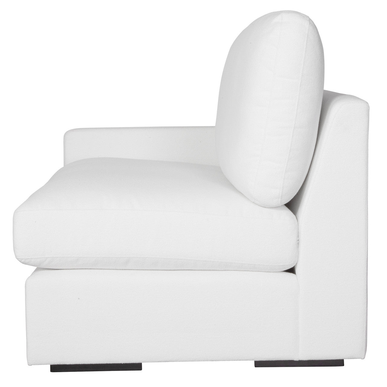 Uttermost Refuge Arctic White Left Arm Facing Sofa