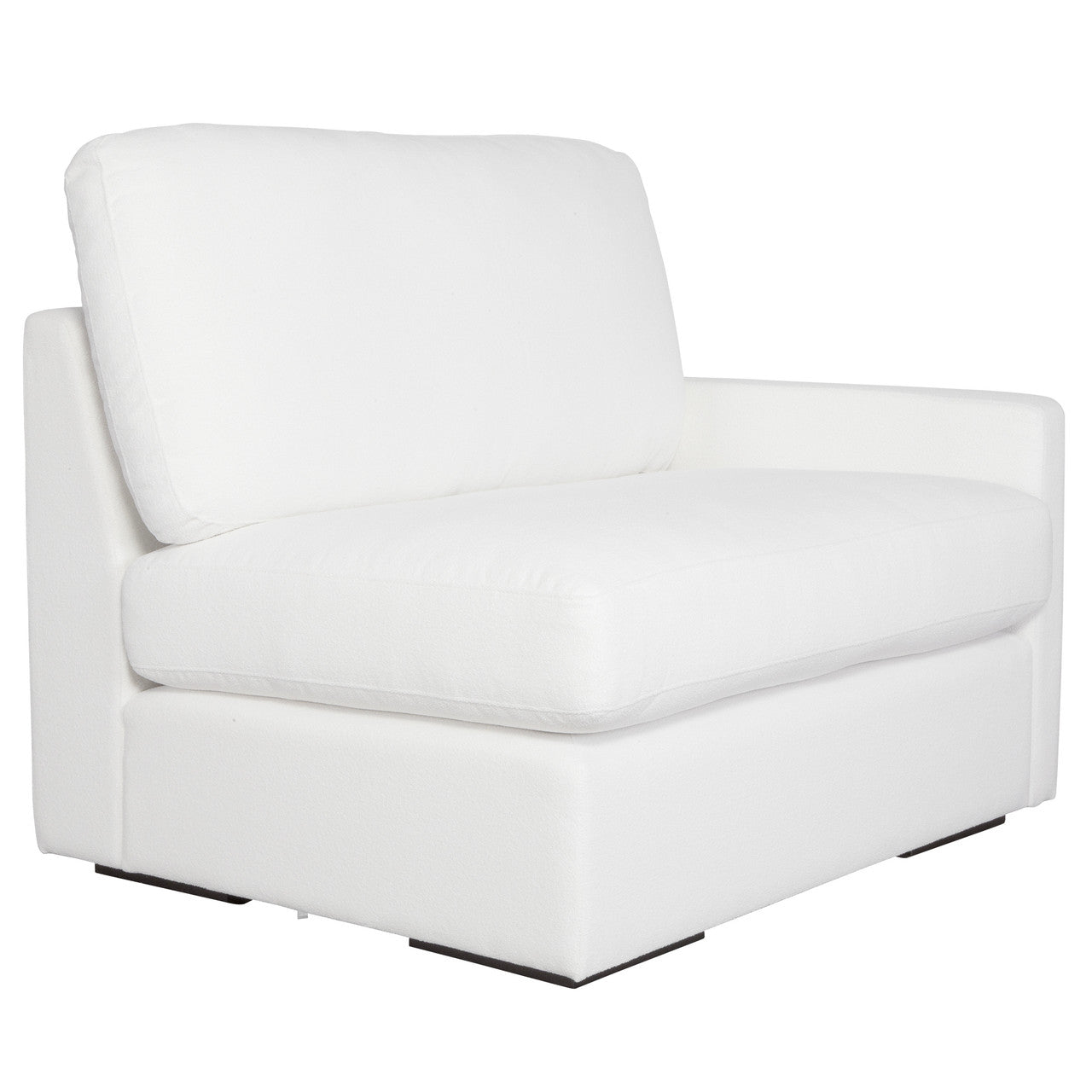 Uttermost Refuge Arctic White Right Arm Facing Sofa