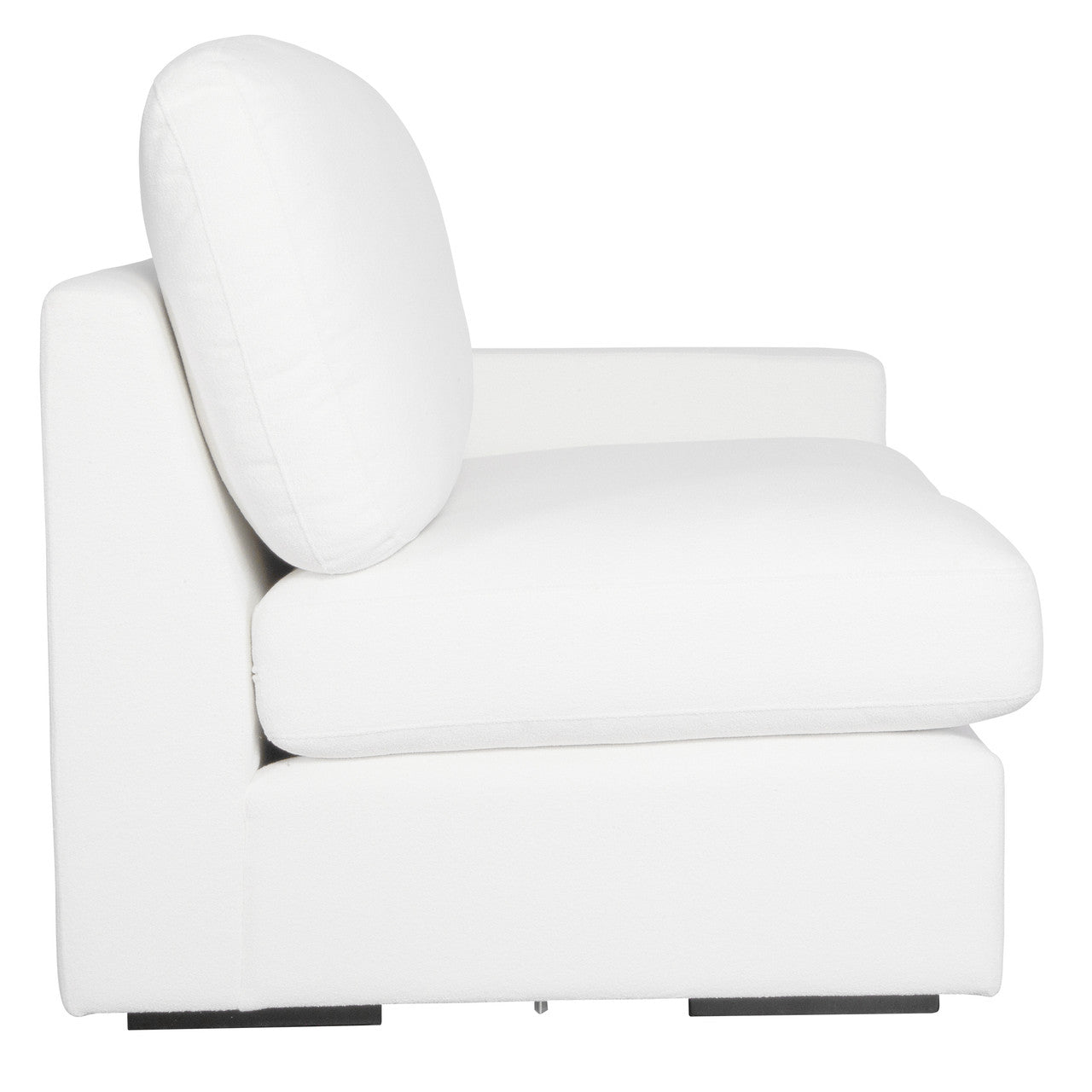 Uttermost Refuge Arctic White Right Arm Facing Sofa