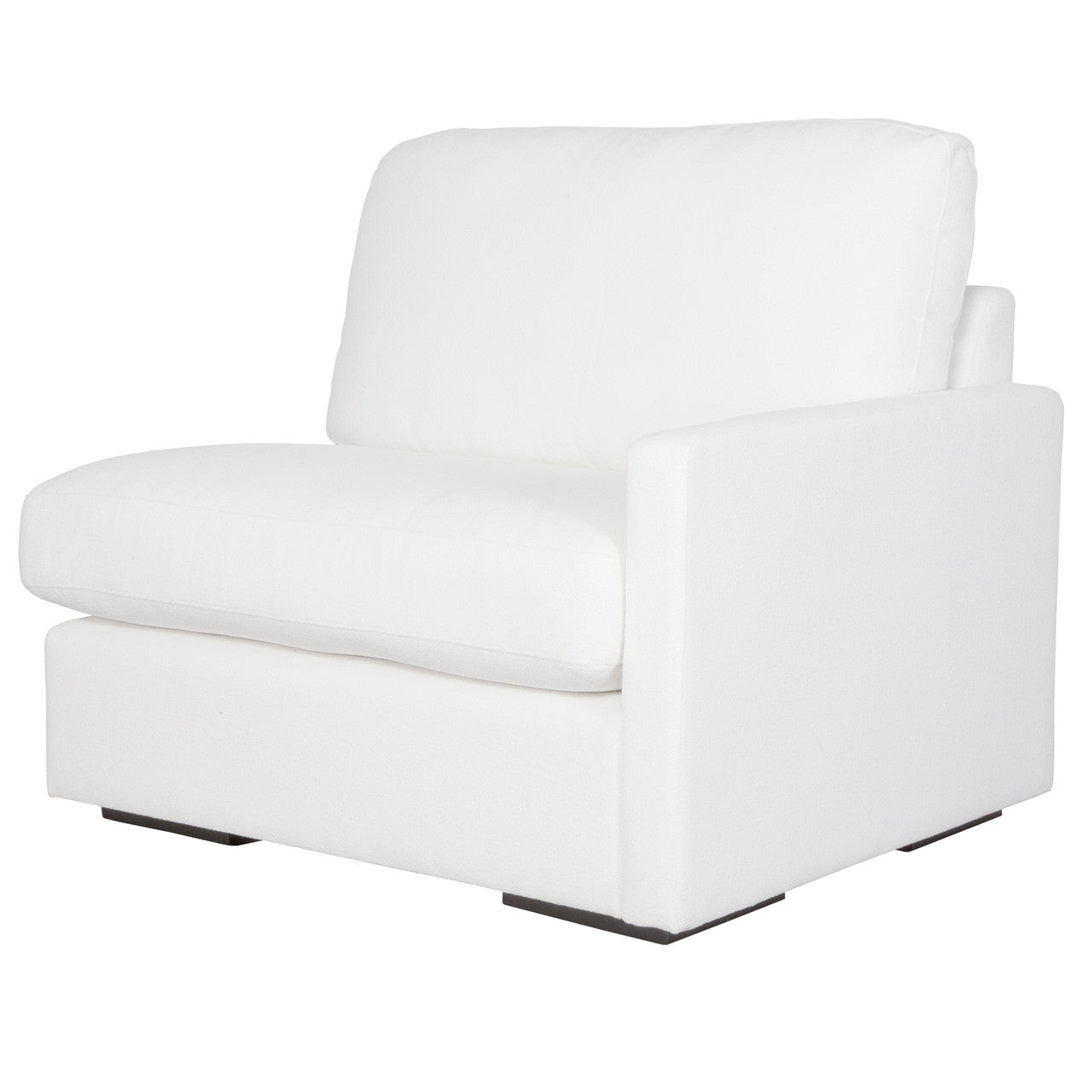 Uttermost Refuge Arctic White Right Arm Facing Sofa