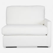 Uttermost Refuge Arctic White Right Arm Facing Sofa
