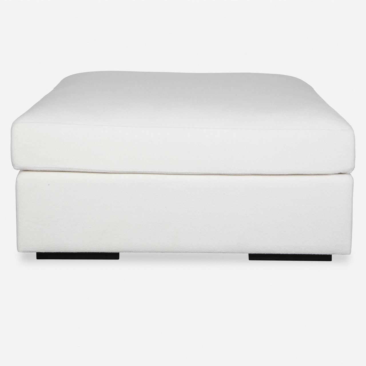 Uttermost Refuge Arctic White Sofa Ottoman