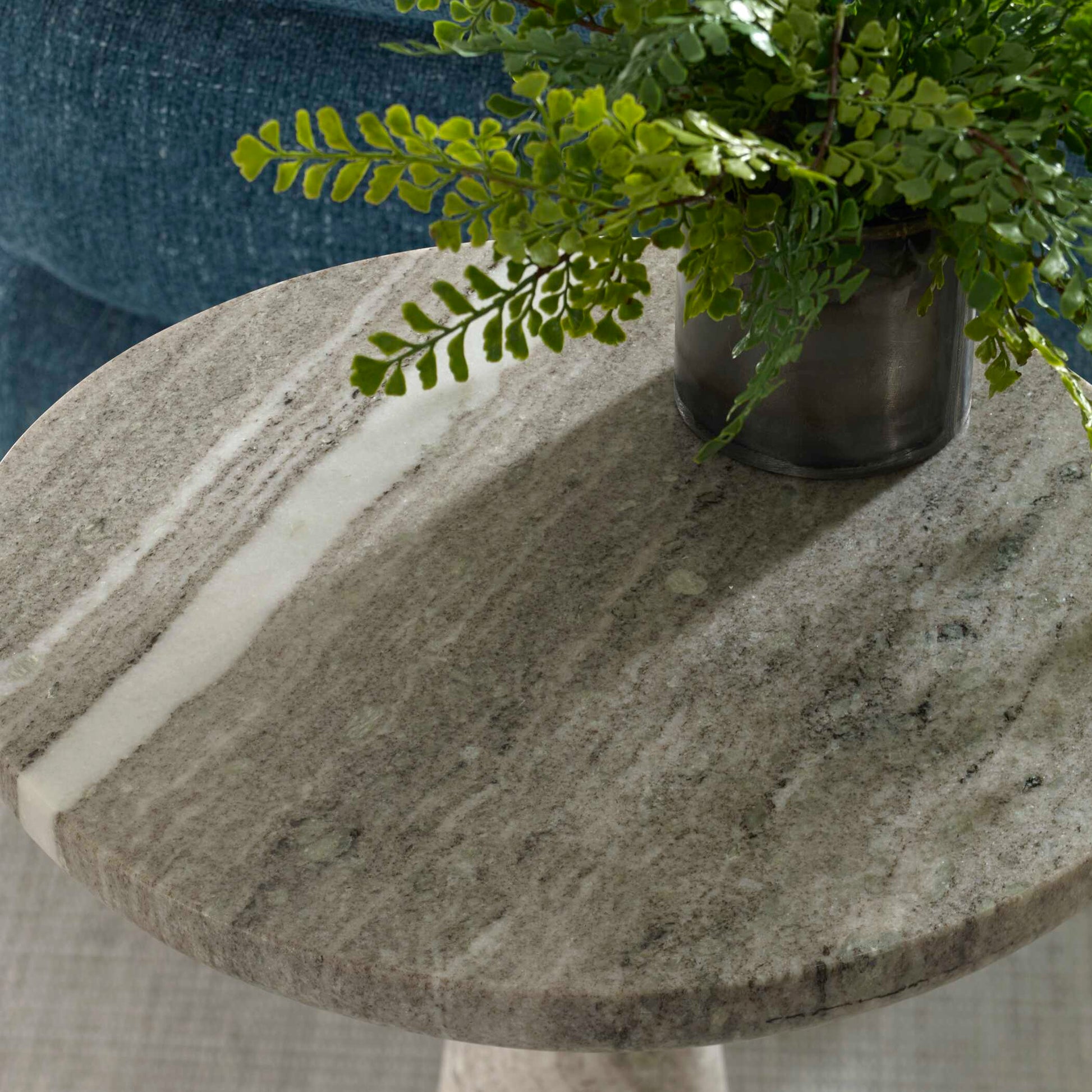 Uttermost Stour Marble Accent Table