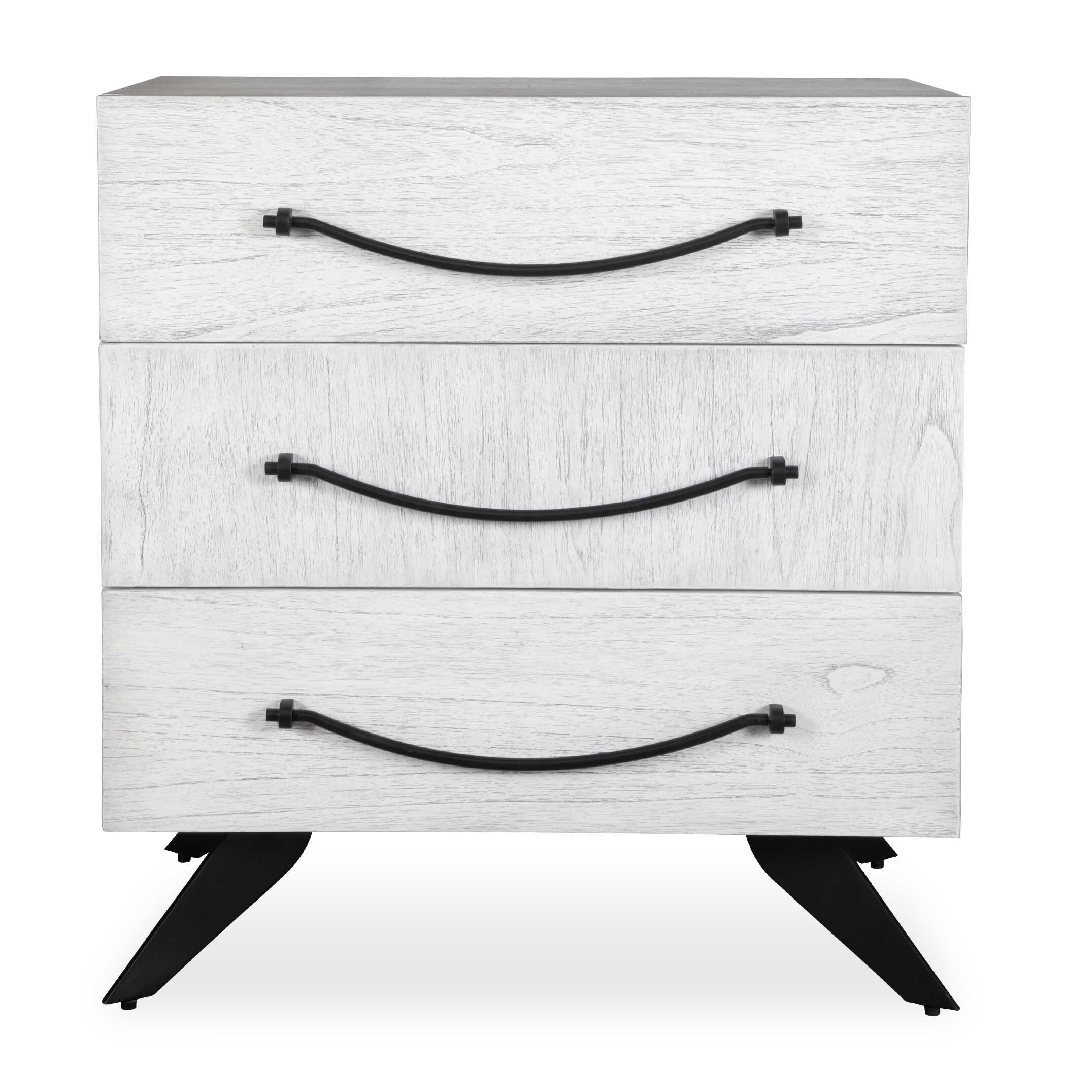 Uttermost Vivi 3 Drawer White Chest