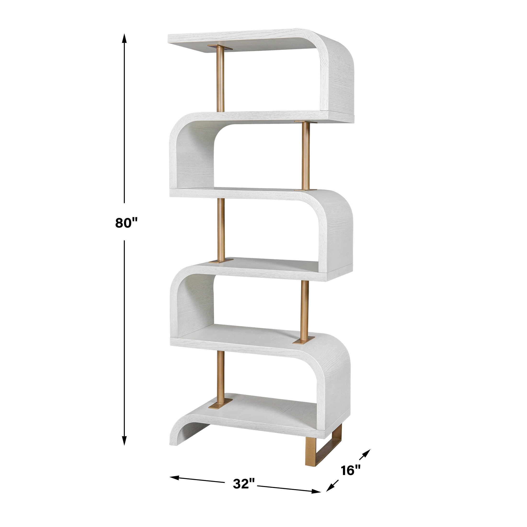 Uttermost Bia White Etagere