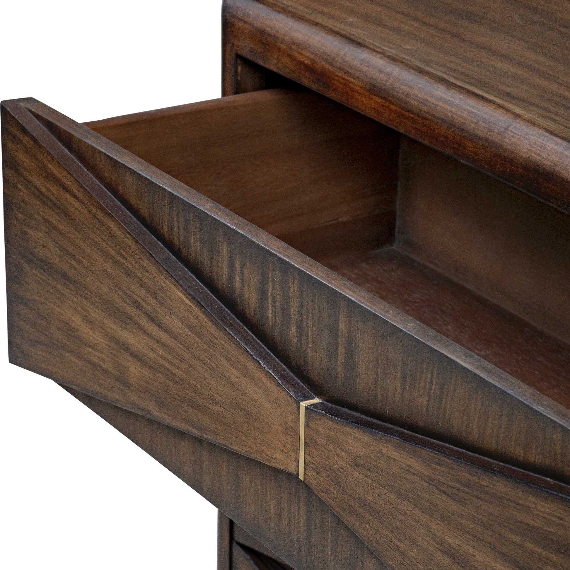 Uttermost Bowtie 3 Drawer Mid-Century Chest