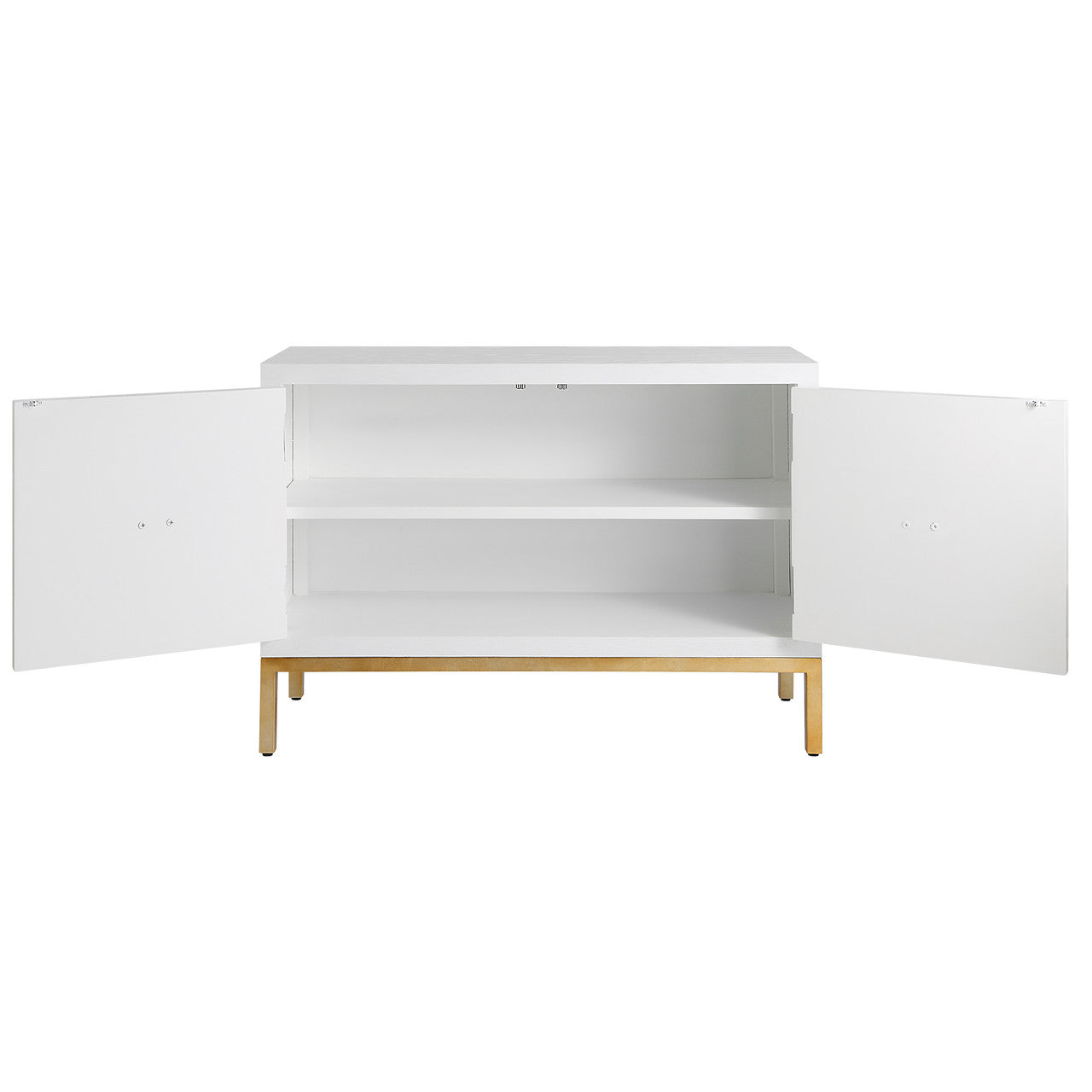 Uttermost Aiken White 2 Door Cabinet