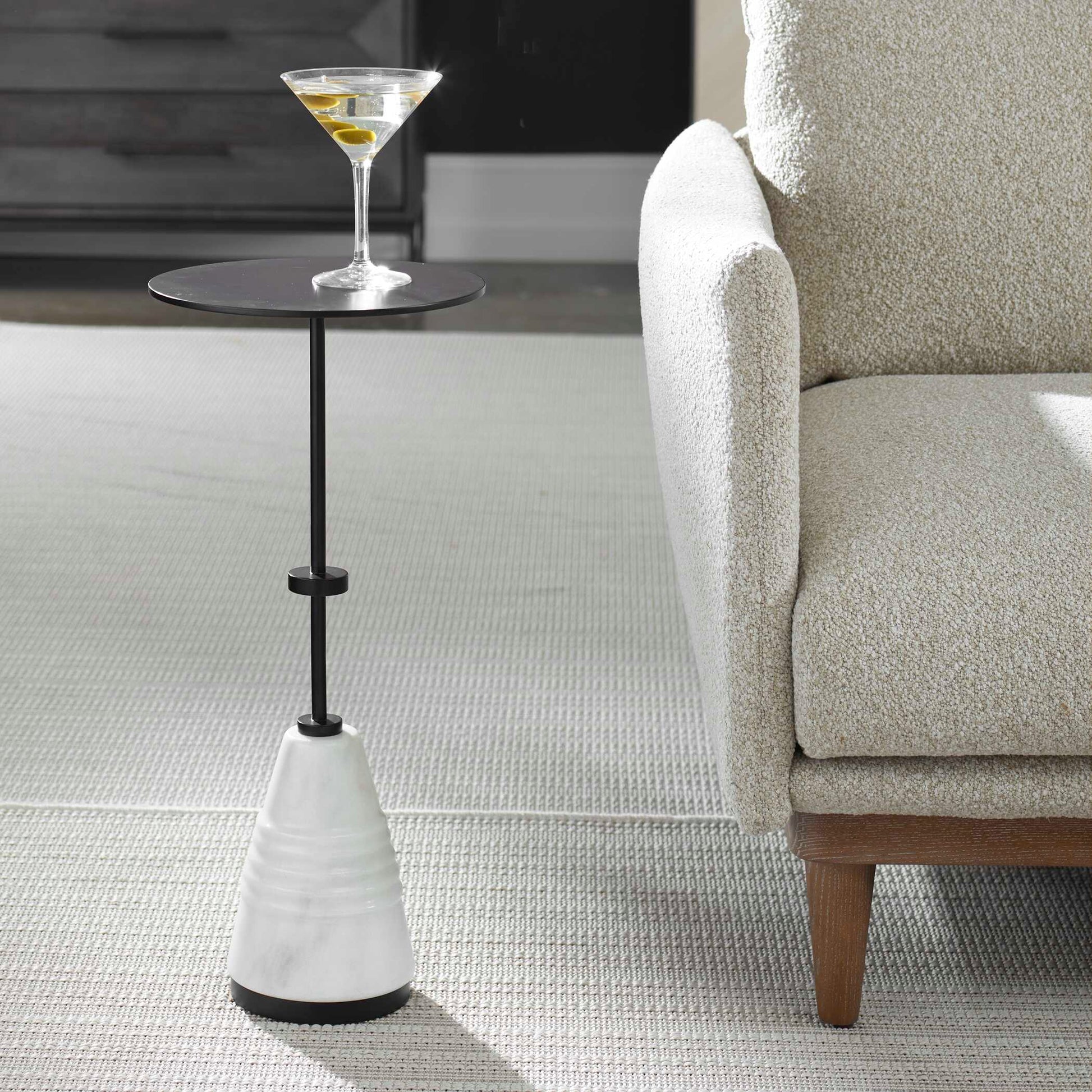Uttermost Kincaid Metal Drink Table