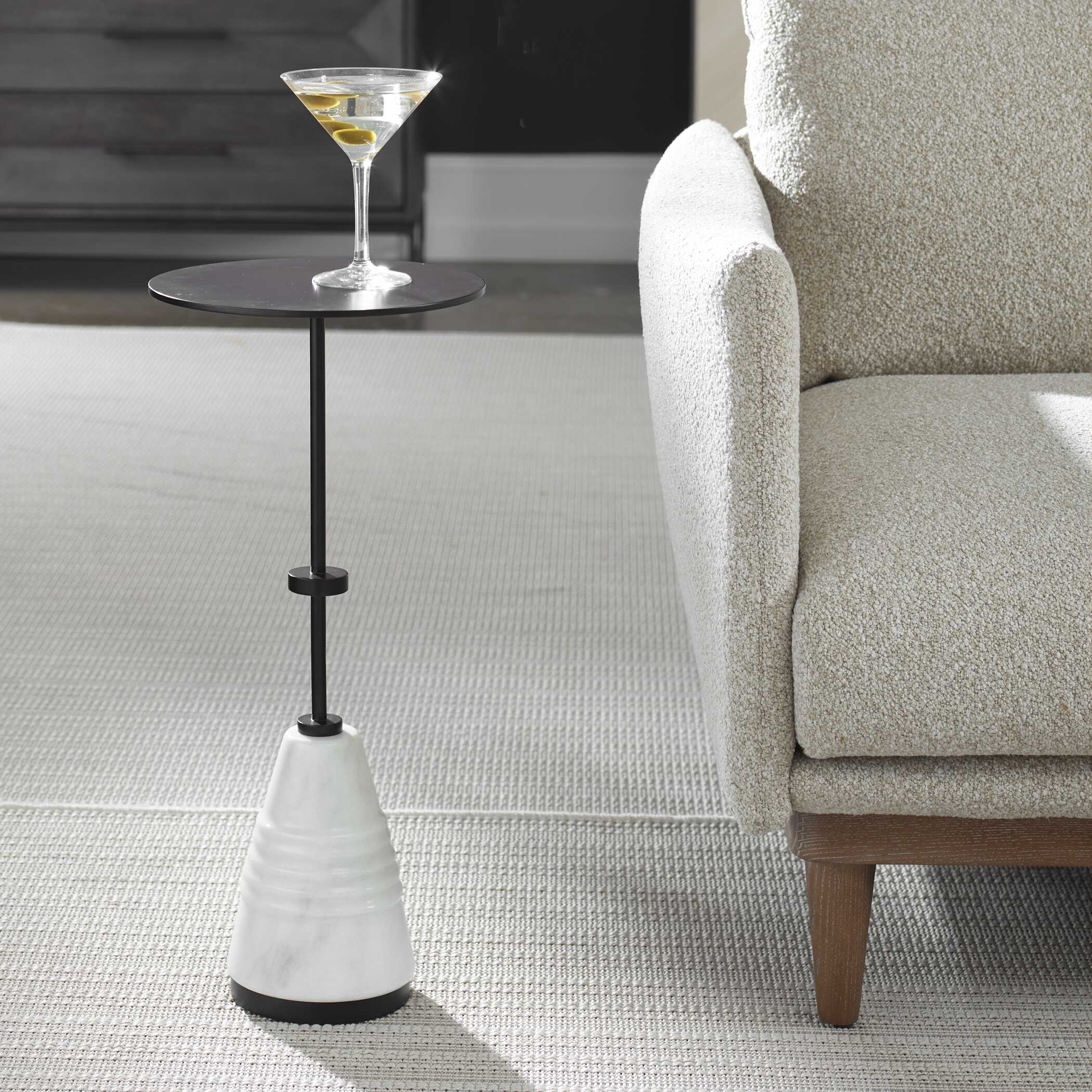 Uttermost Kincaid Metal Drink Table