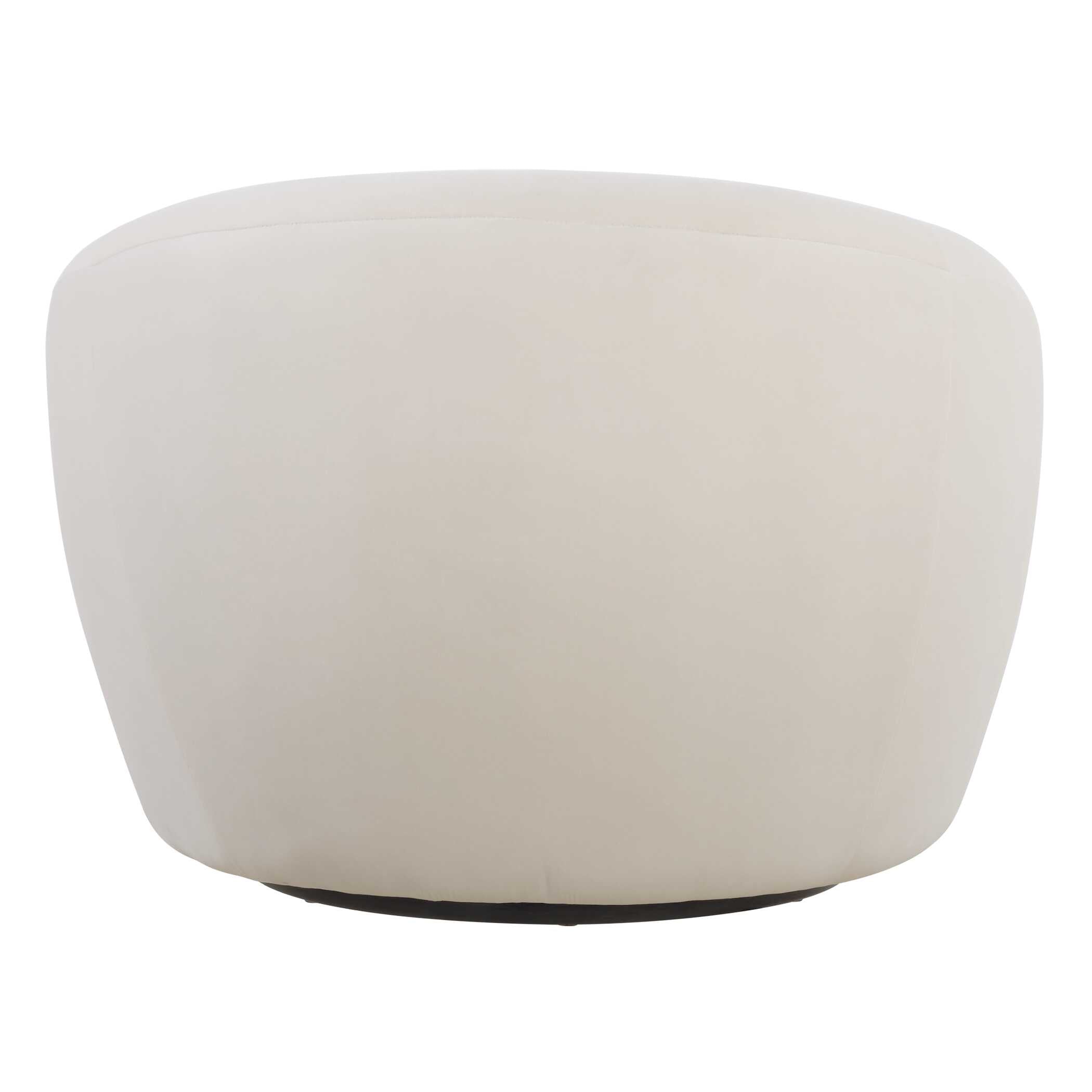 Uttermost DeSoto Cream Swivel Chair