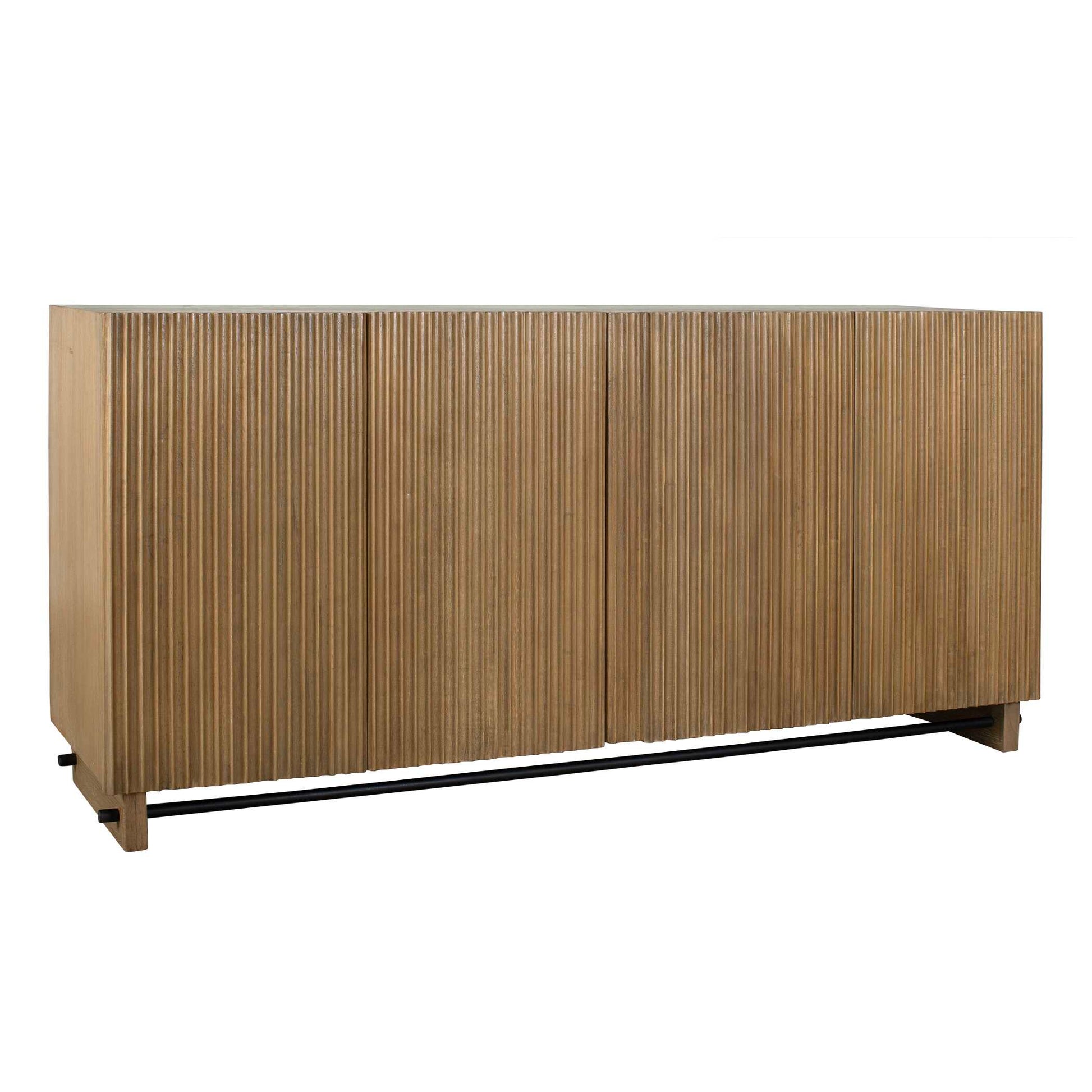 Uttermost Kellem Natural Wood 4 Door Cabinet