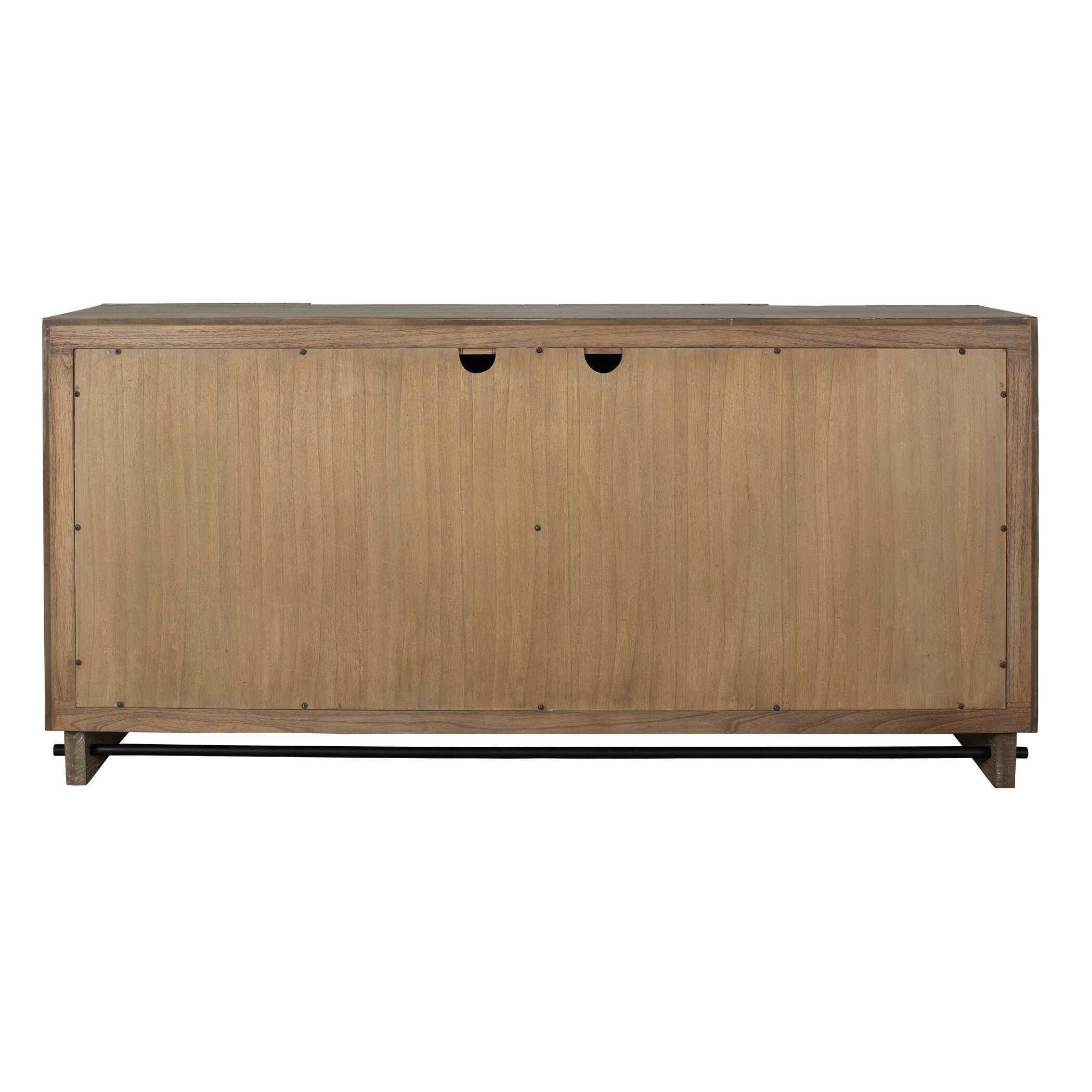 Uttermost Kellem Natural Wood 4 Door Cabinet