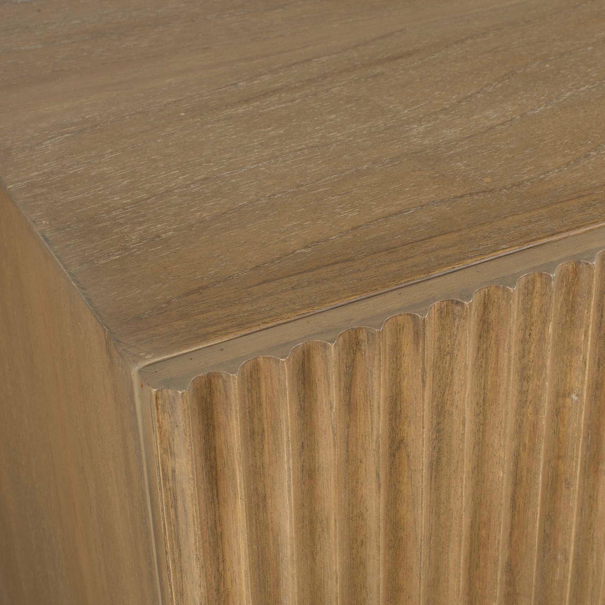 Uttermost Kellem Natural Wood 4 Door Cabinet