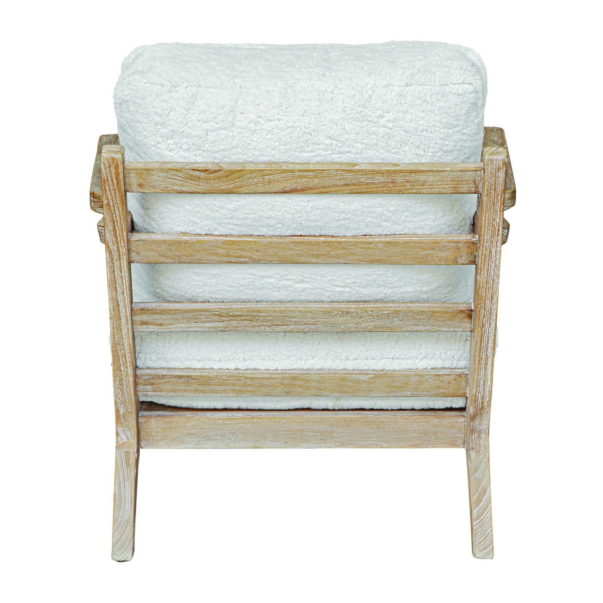 Uttermost Laid Back Sheepskin Accent Chair