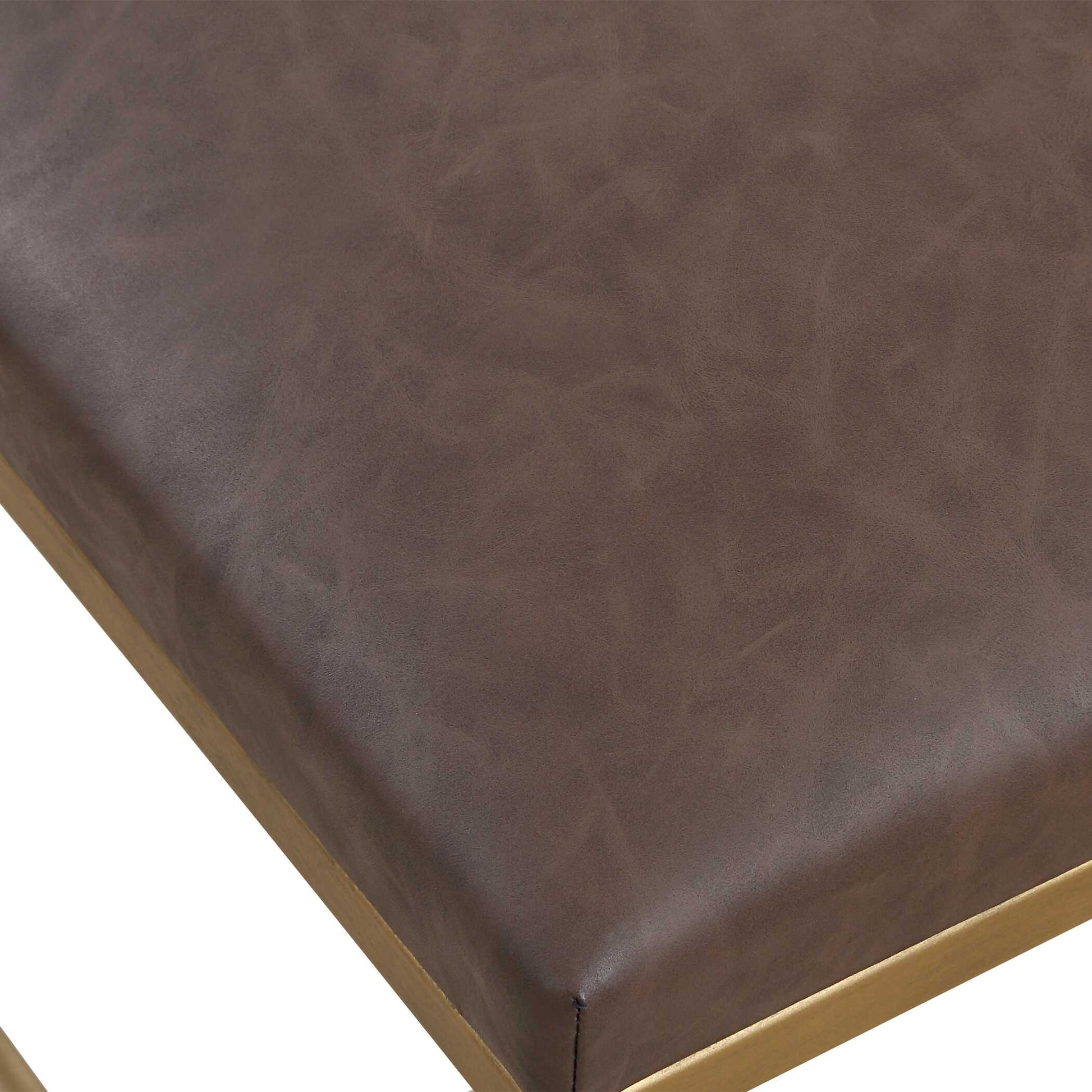 Uttermost Reform Gold Small Bench