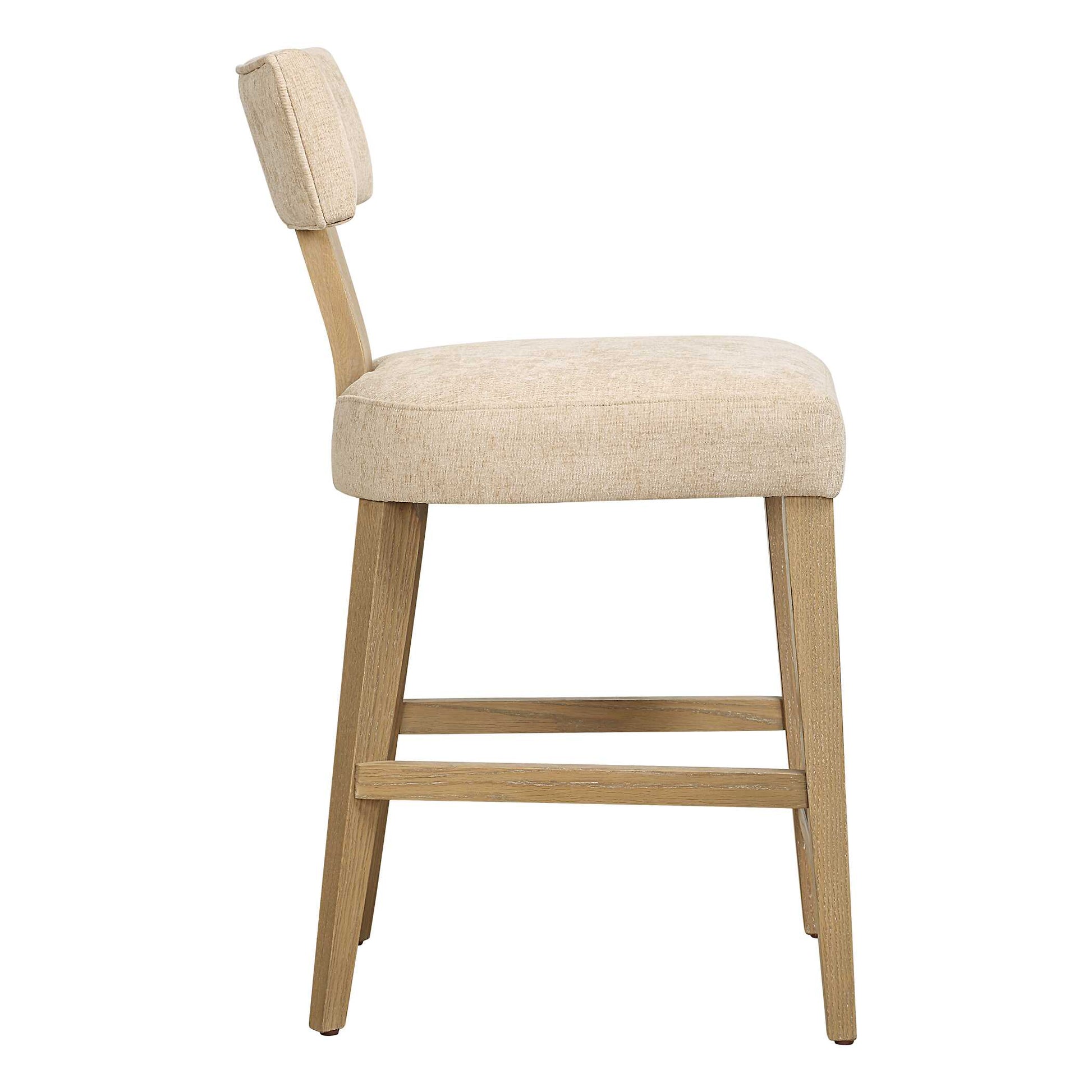 Uttermost Elysian Sand Counter Stool