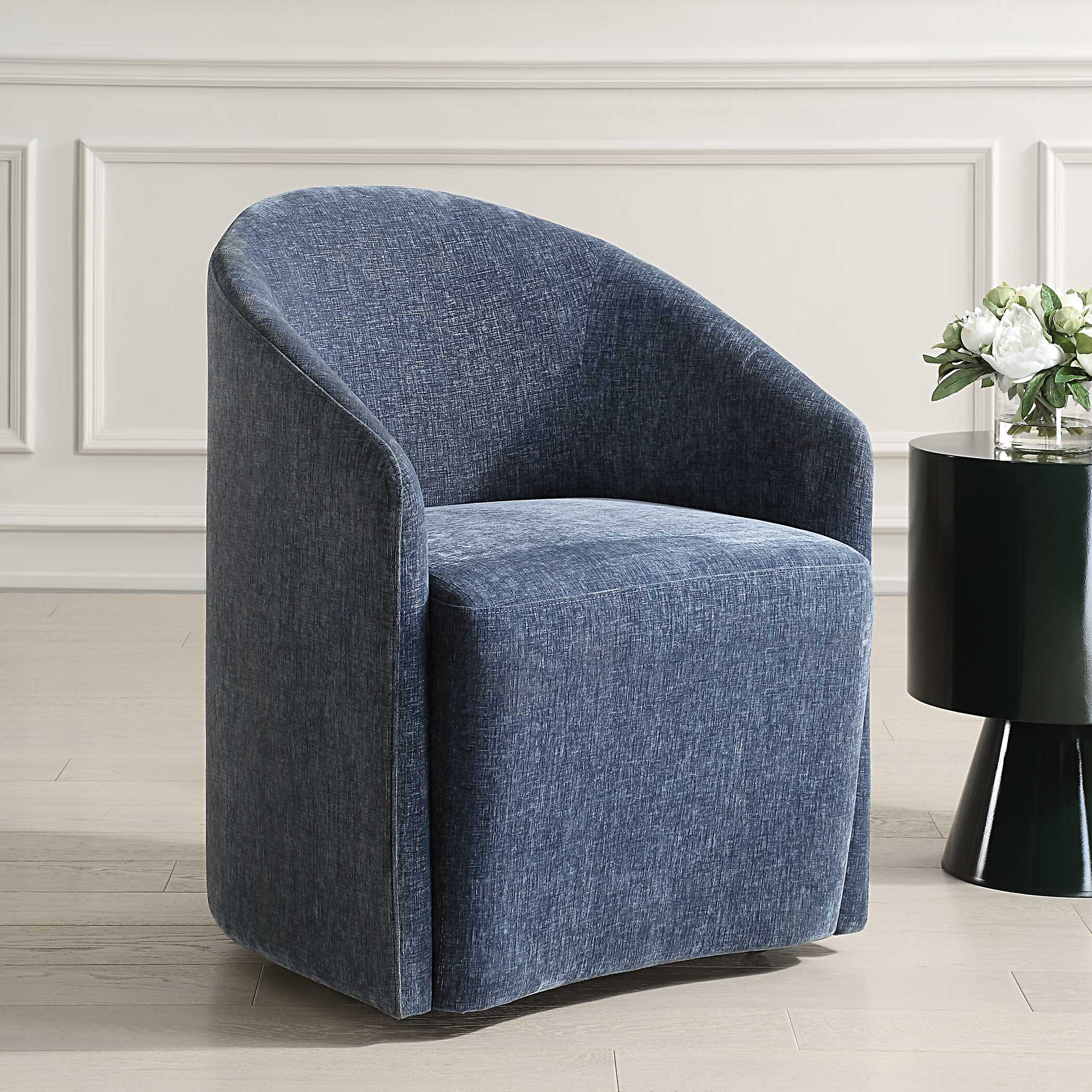 Uttermost Harbor Blue Dining Chair