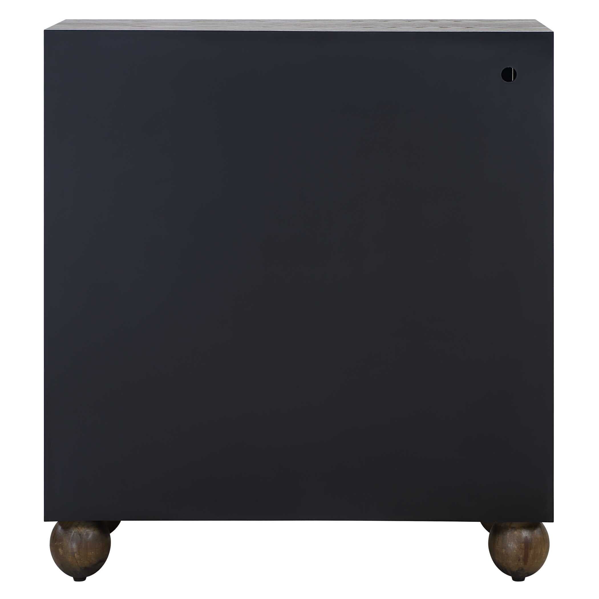 Uttermost Mayenne 2 Door Oak Wood Cabinet