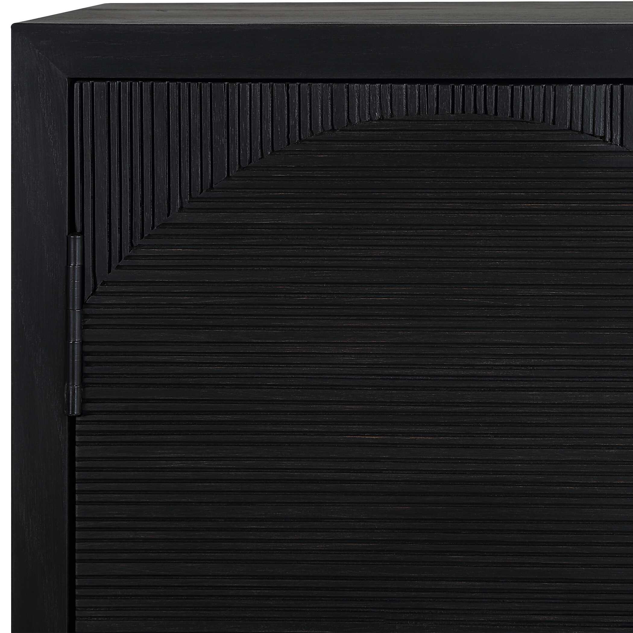 Uttermost Beswick Black 2 Door Cabinet