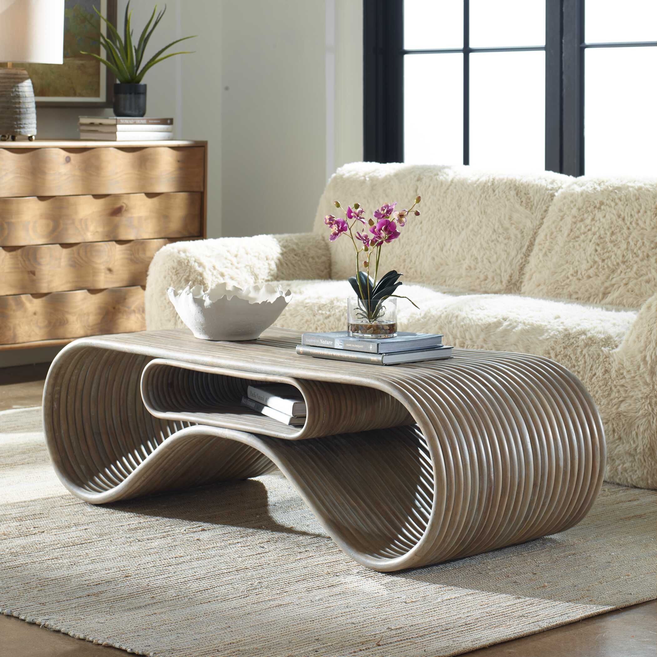 Uttermost Montrose Rattan Coffee Table