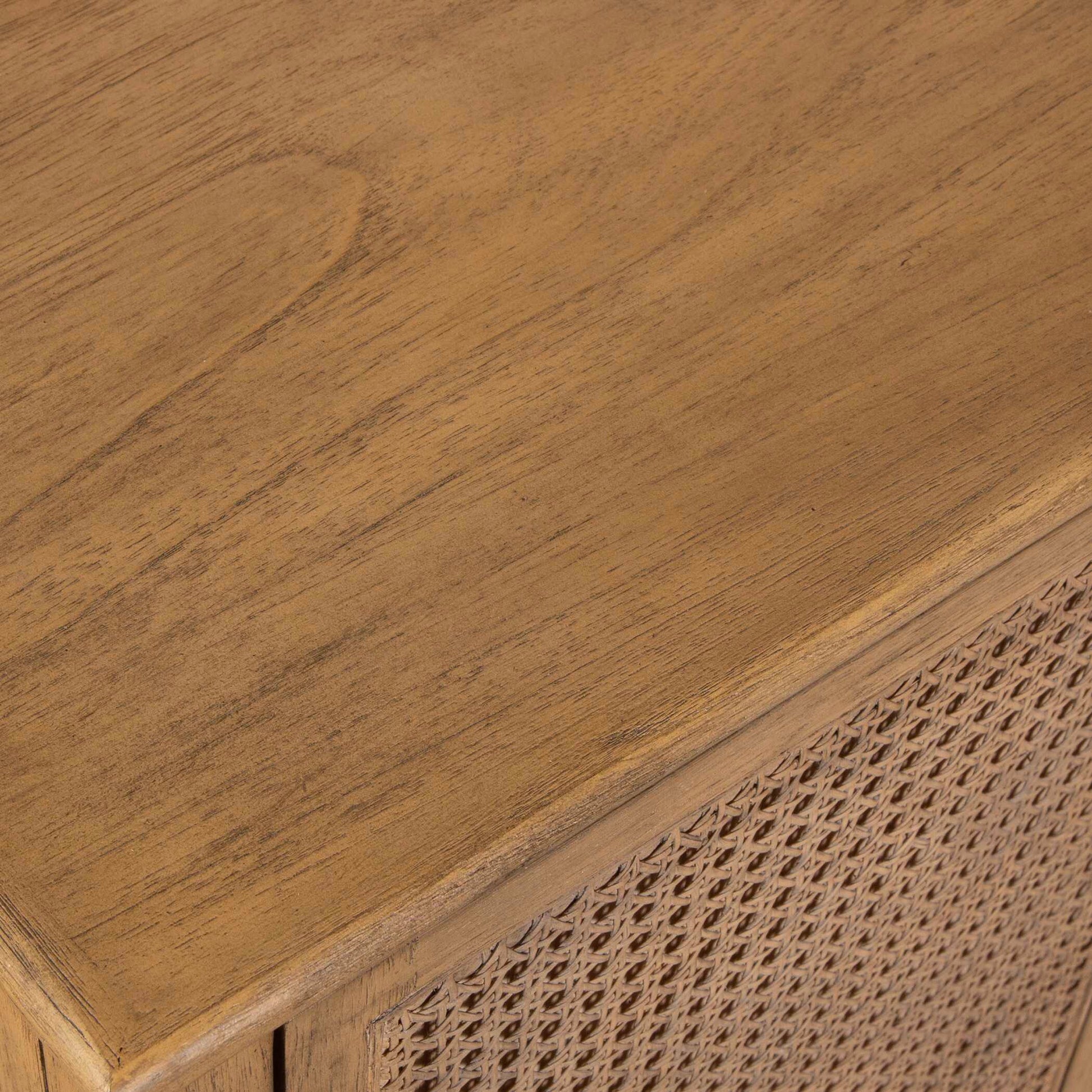 Uttermost Coast 2 Door Rattan Cabinet