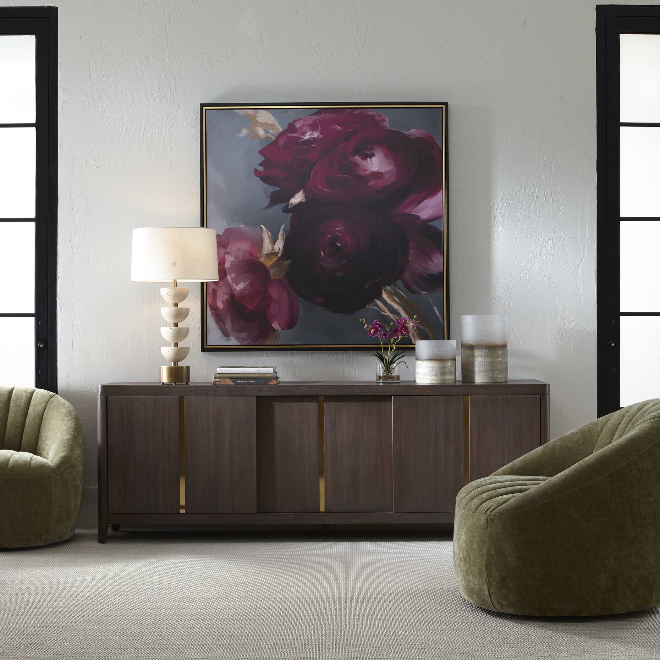 Uttermost Botero Walnut Console Cabinet