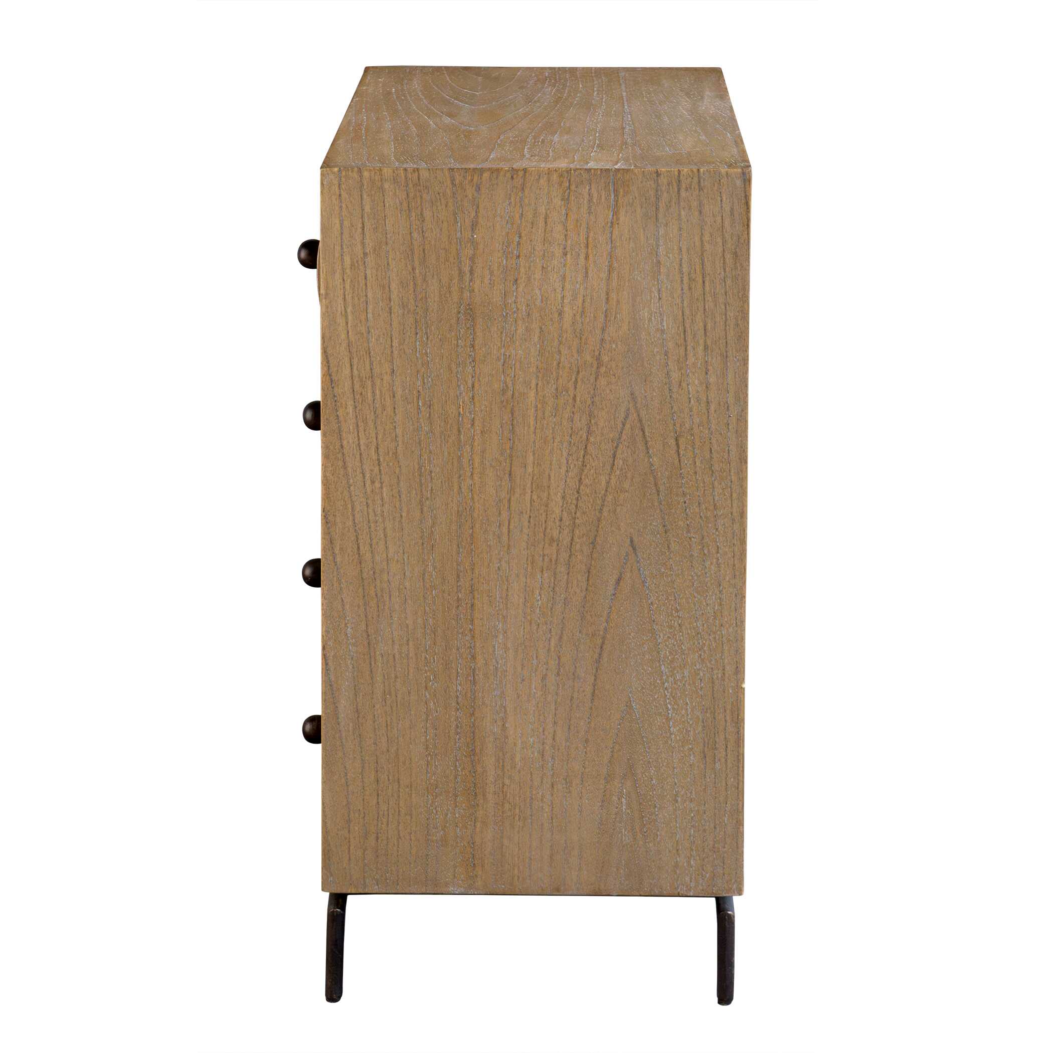Uttermost Millard Curved 4 Drawer Chest