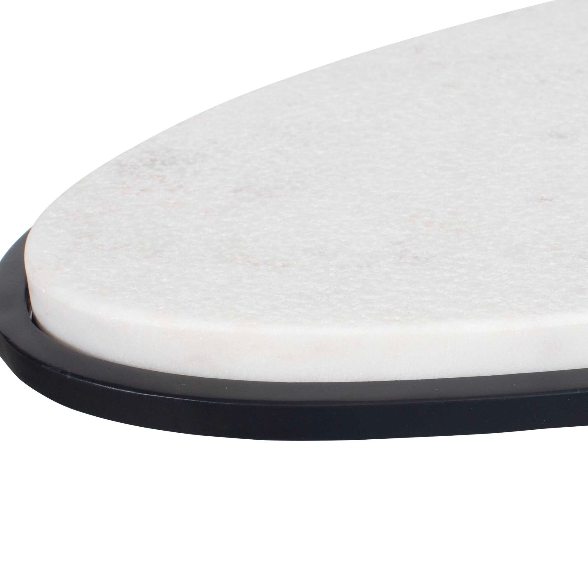 Uttermost Morro White Marble Side Table