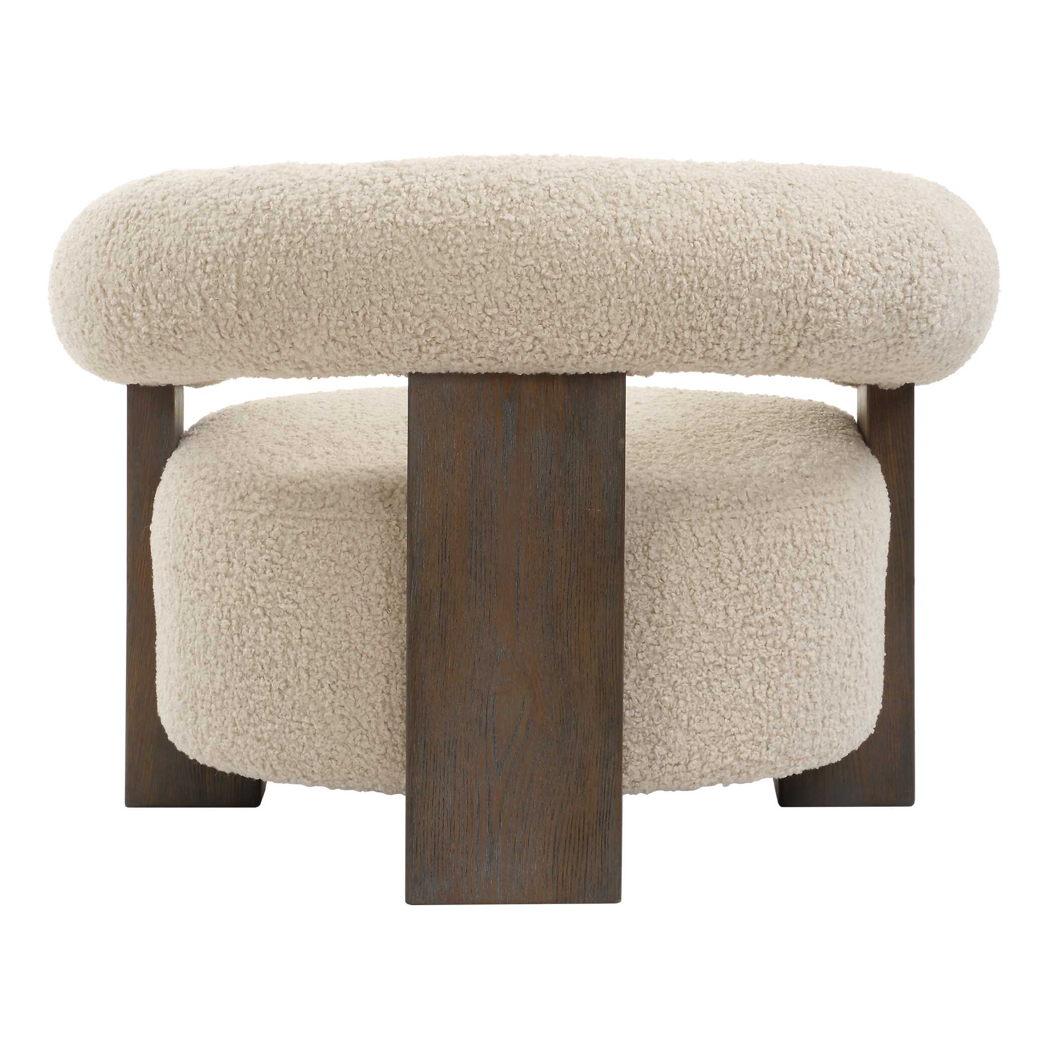 Uttermost Lennox Shearling Accent Chair