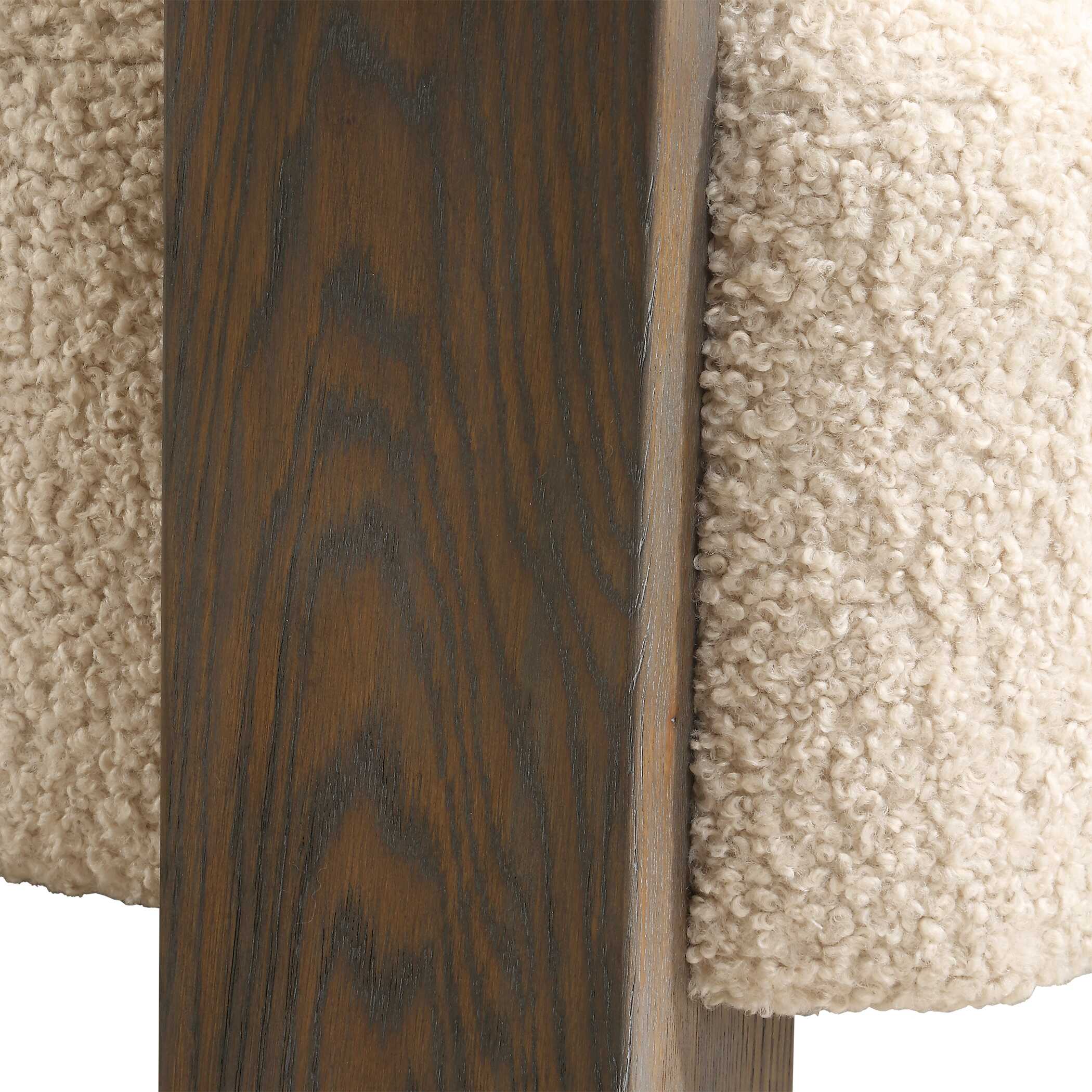 Uttermost Lennox Shearling Accent Chair