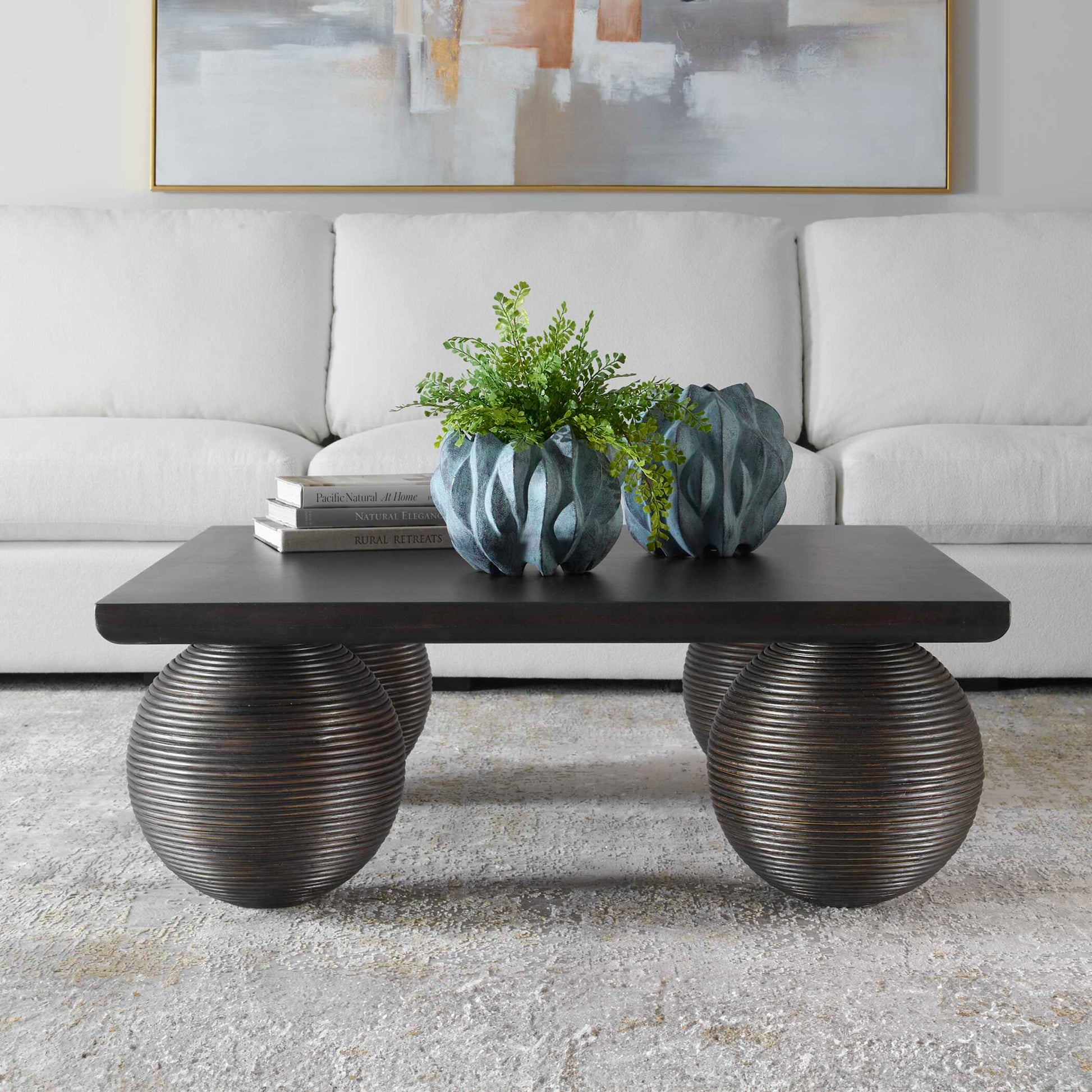 Uttermost Kasson Sphere Leg Coffee Table