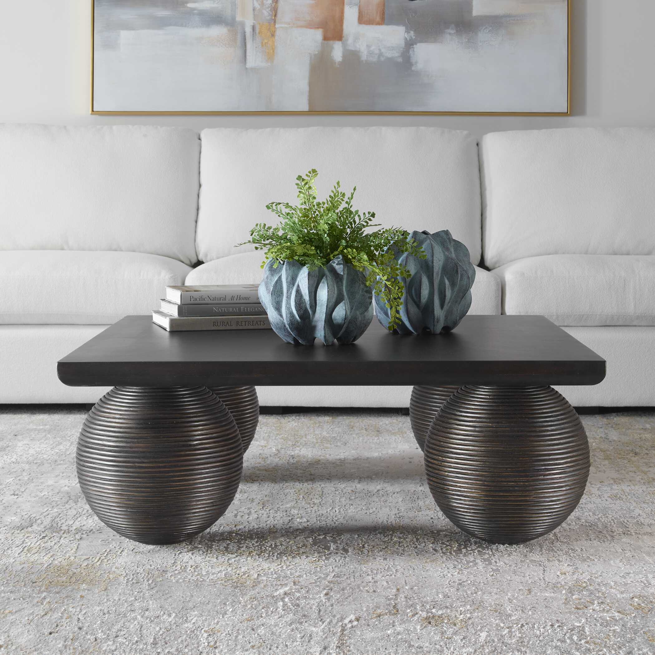 Uttermost Kasson Sphere Leg Coffee Table