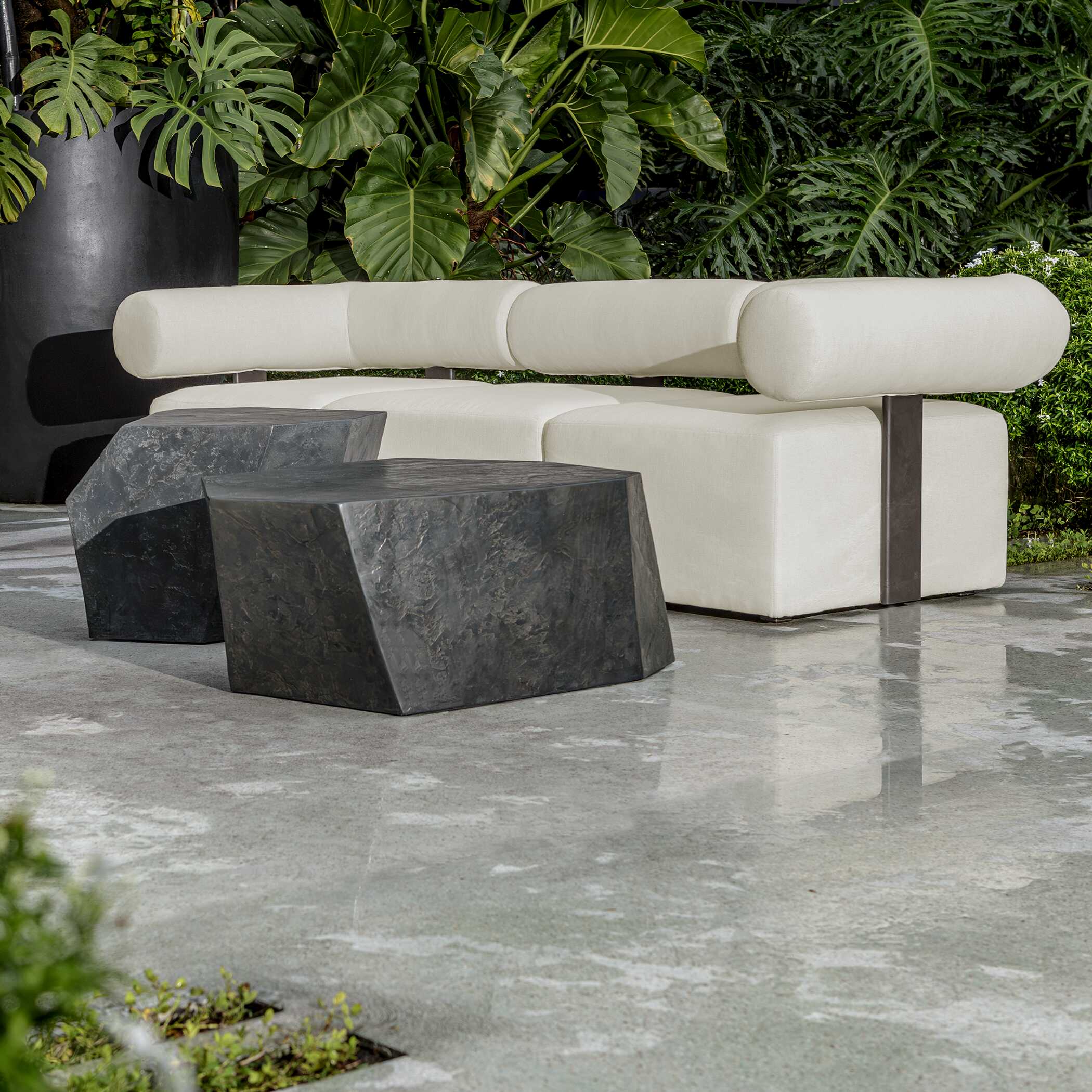 Uttermost Parra Slate Outdoor Coffee Table