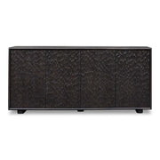 Uttermost Stevenson Ebony Wood 4 Door Cabinet