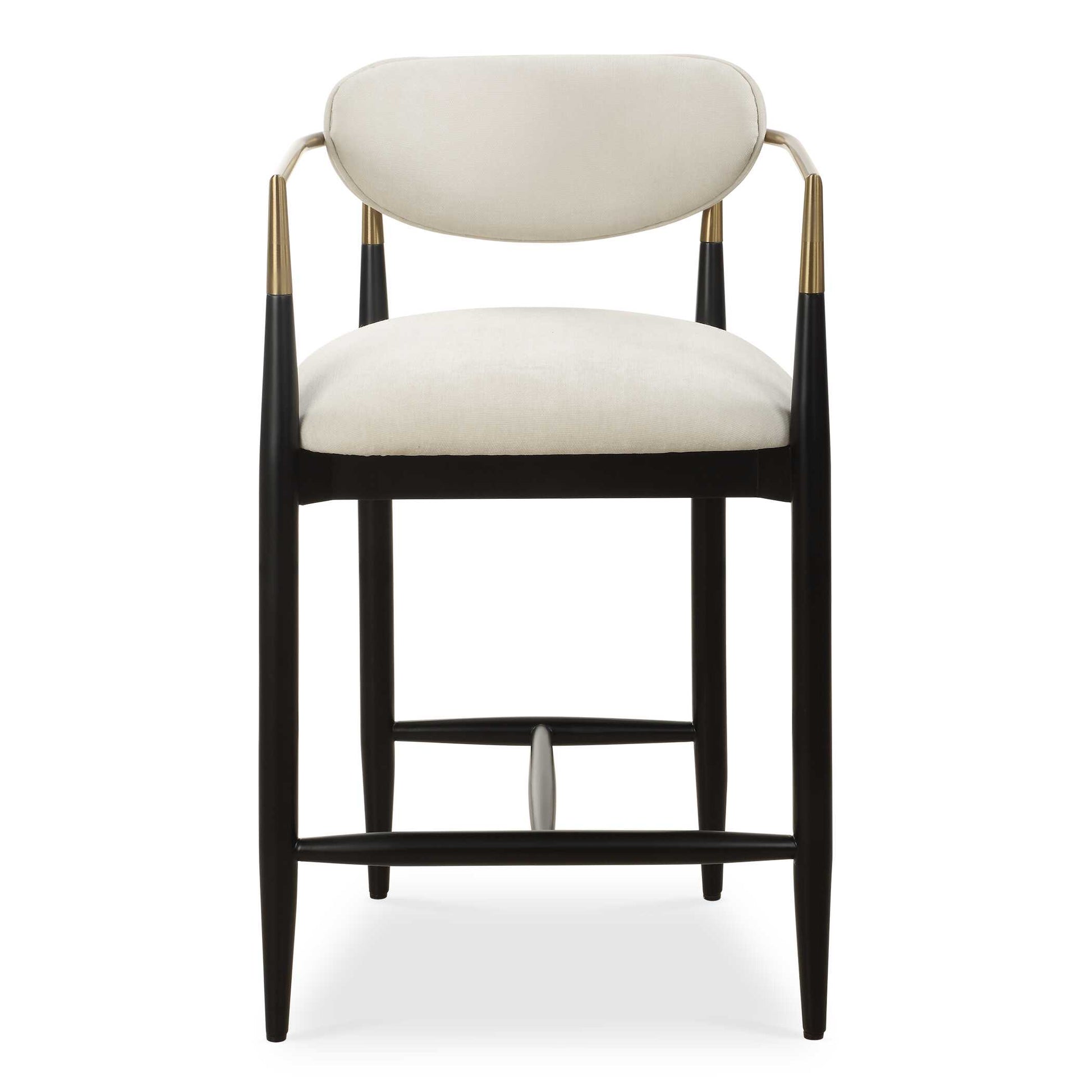 Uttermost Moxie White Counter Stool
