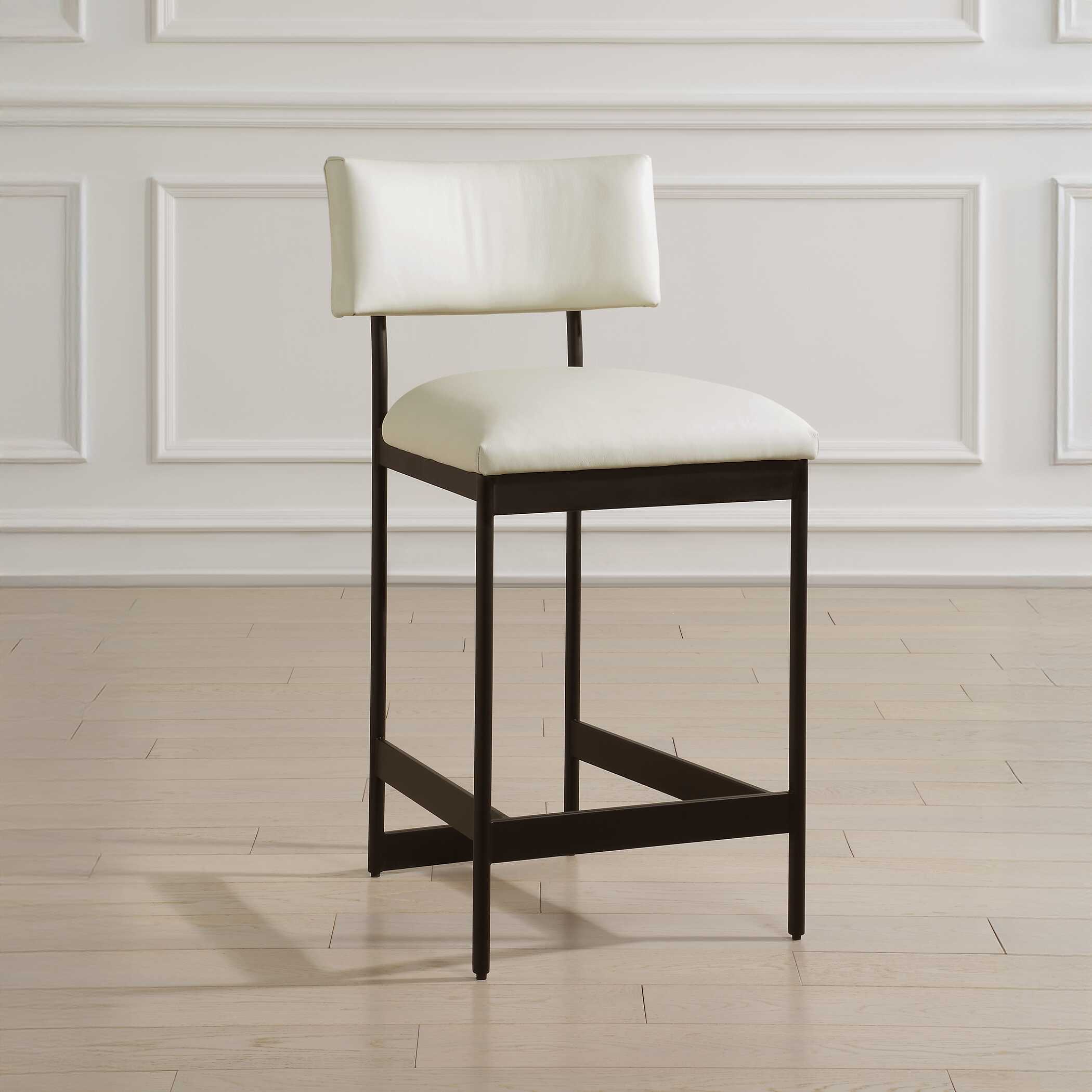 Uttermost Apsley Black Counter Stool