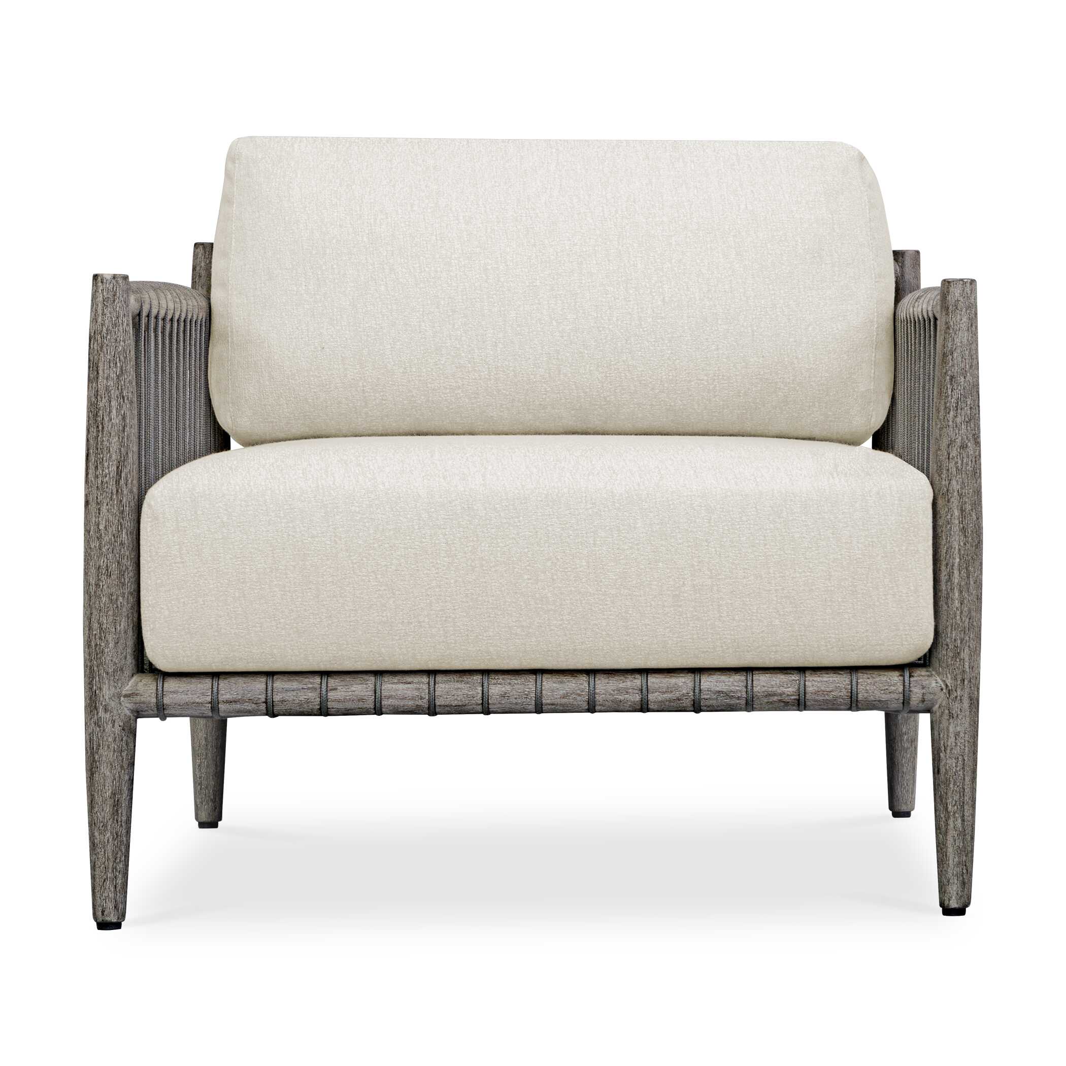 Uttermost Borneo White Outdoor Lounge Chair