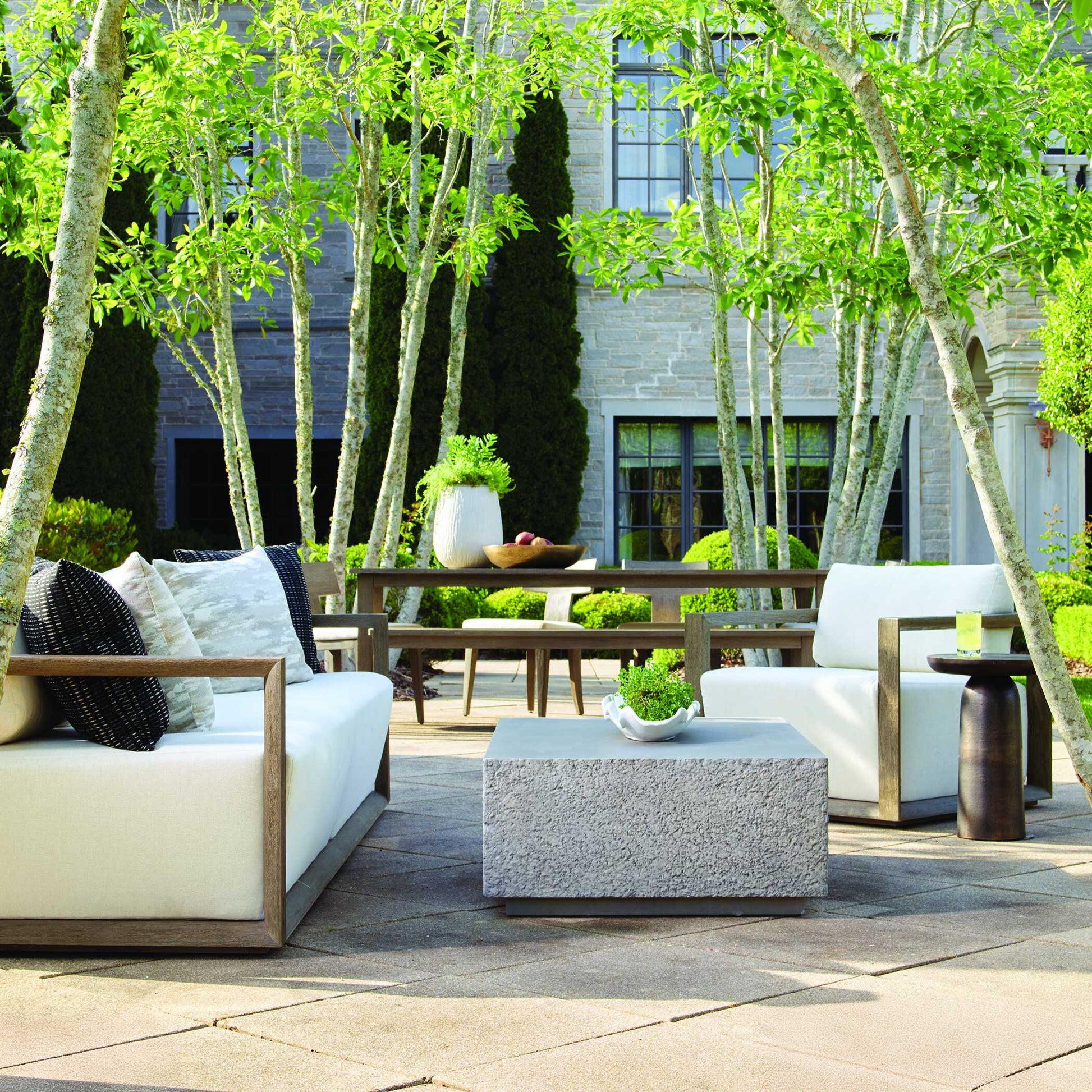 Uttermost Remsen Outdoor Gray Lounge Chair